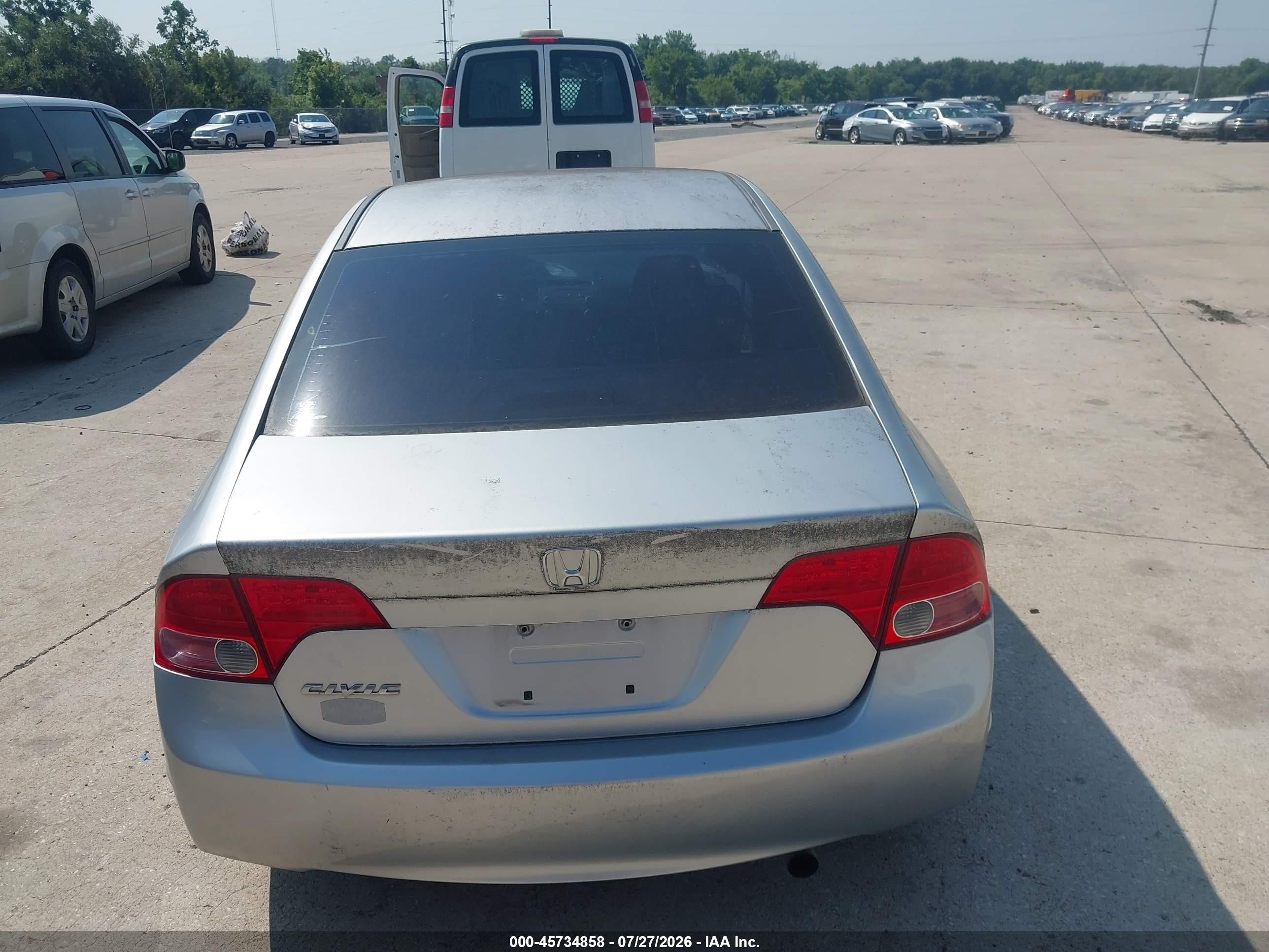 2008 Honda Civic Ex Gray vin: 1HGFA16858L031671