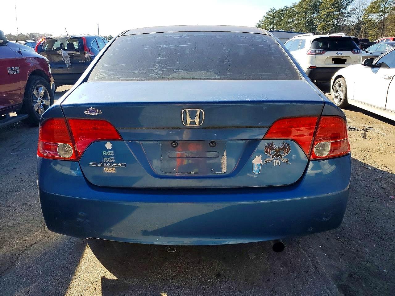 2008 Honda Civic Ex Синий vin: 1HGFA16858L032464