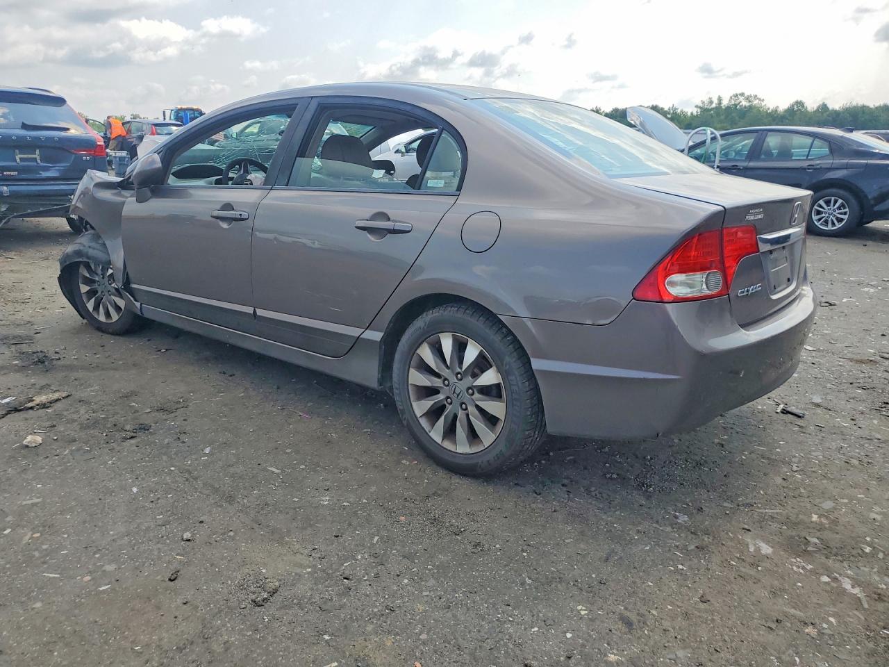 2009 Honda Civic Ex Gray vin: 1HGFA16859L013088