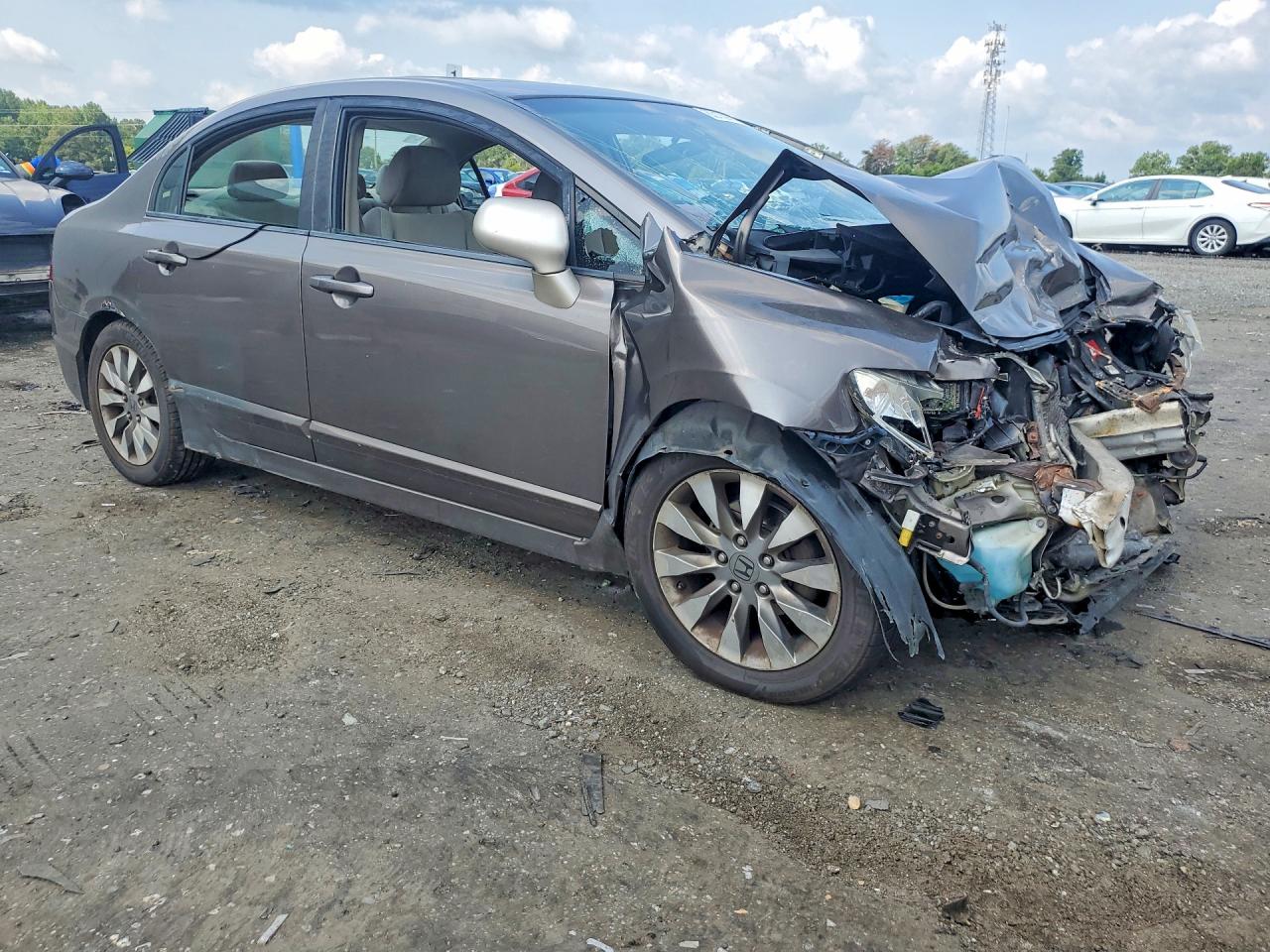 2009 Honda Civic Ex Gray vin: 1HGFA16859L013088