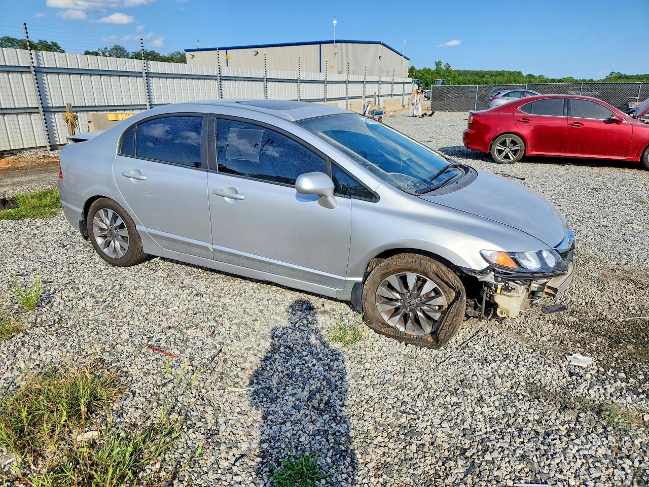 2009 Honda Civic Ex Серебряный vin: 1HGFA16859L028495