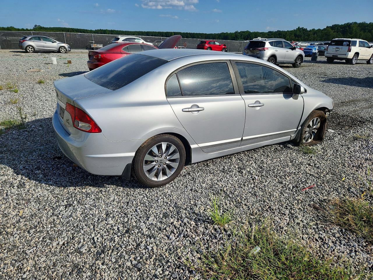 2009 Honda Civic Ex Серебряный vin: 1HGFA16859L028495