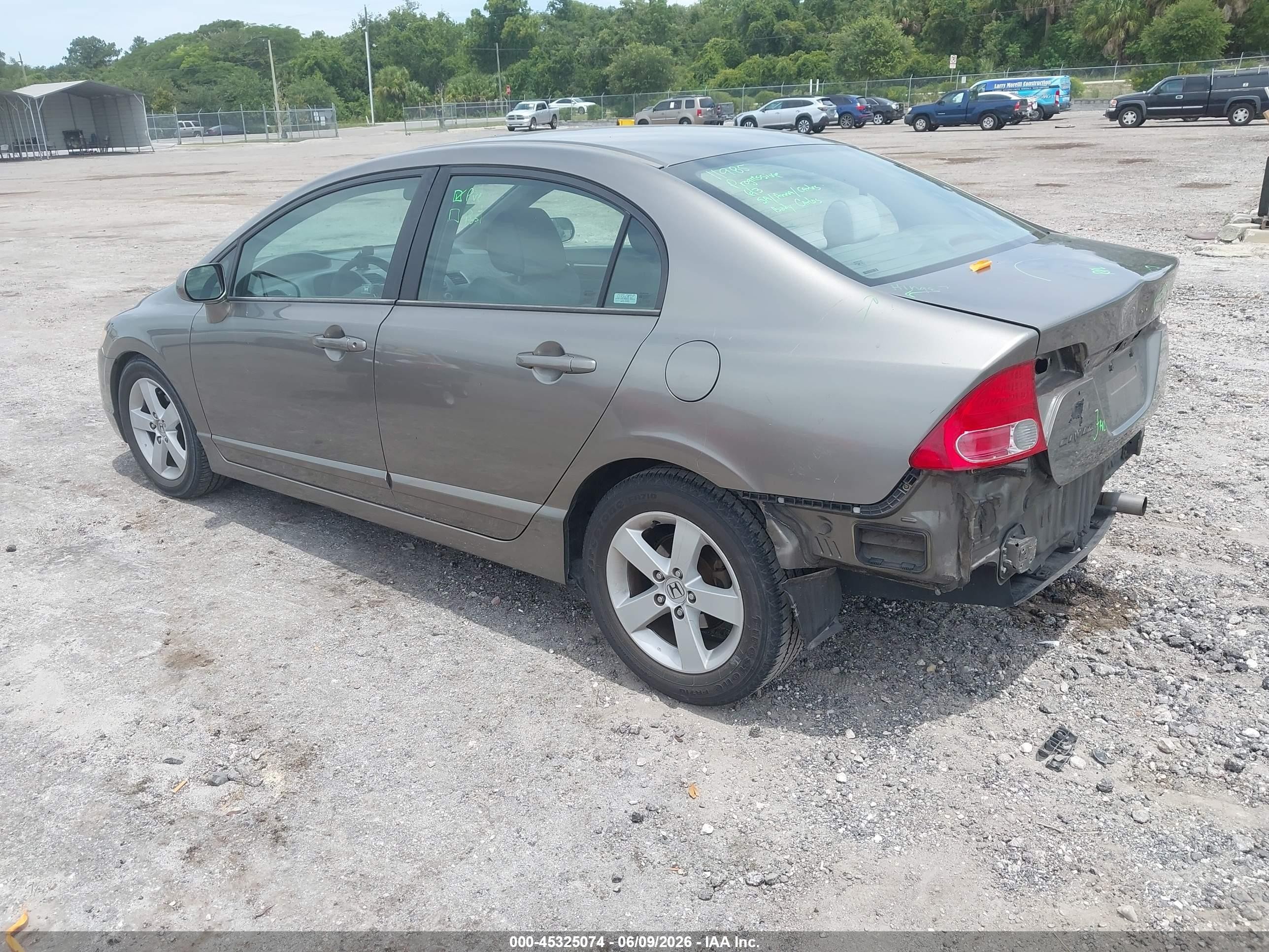 2006 Honda Civic Ex Gray vin: 1HGFA16866L024483