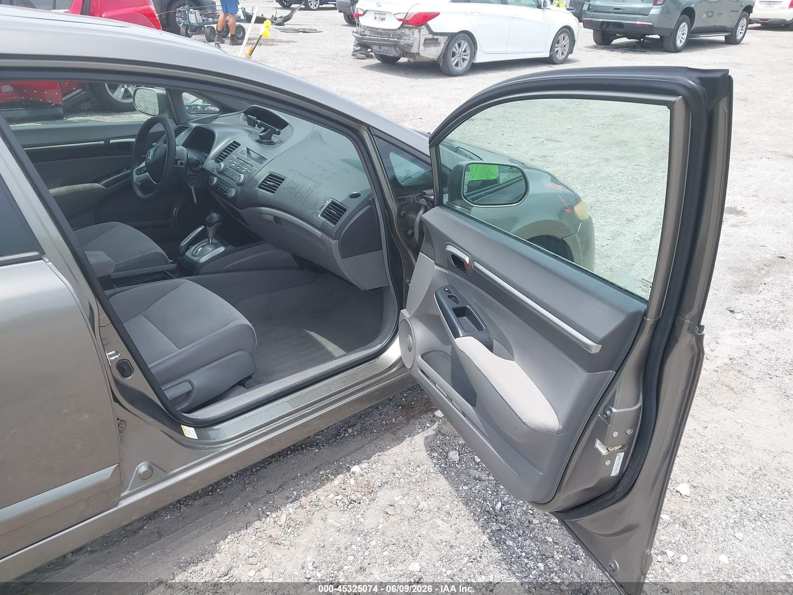 2006 Honda Civic Ex Gray vin: 1HGFA16866L024483