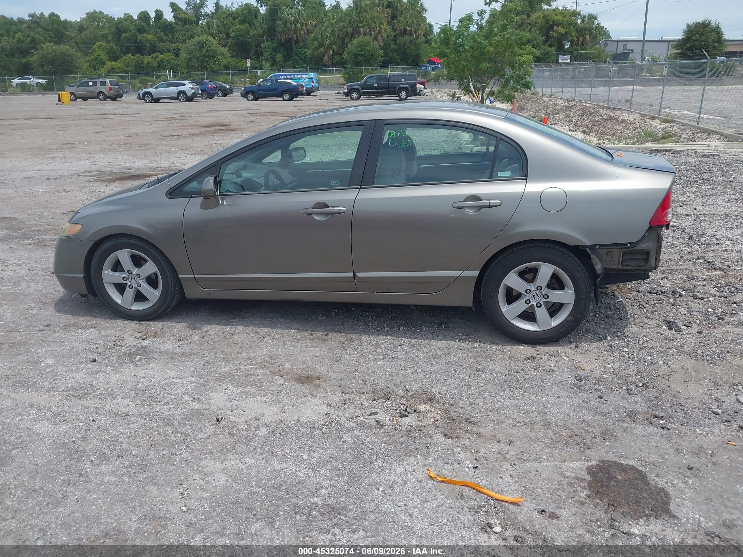 2006 Honda Civic Ex Gray vin: 1HGFA16866L024483
