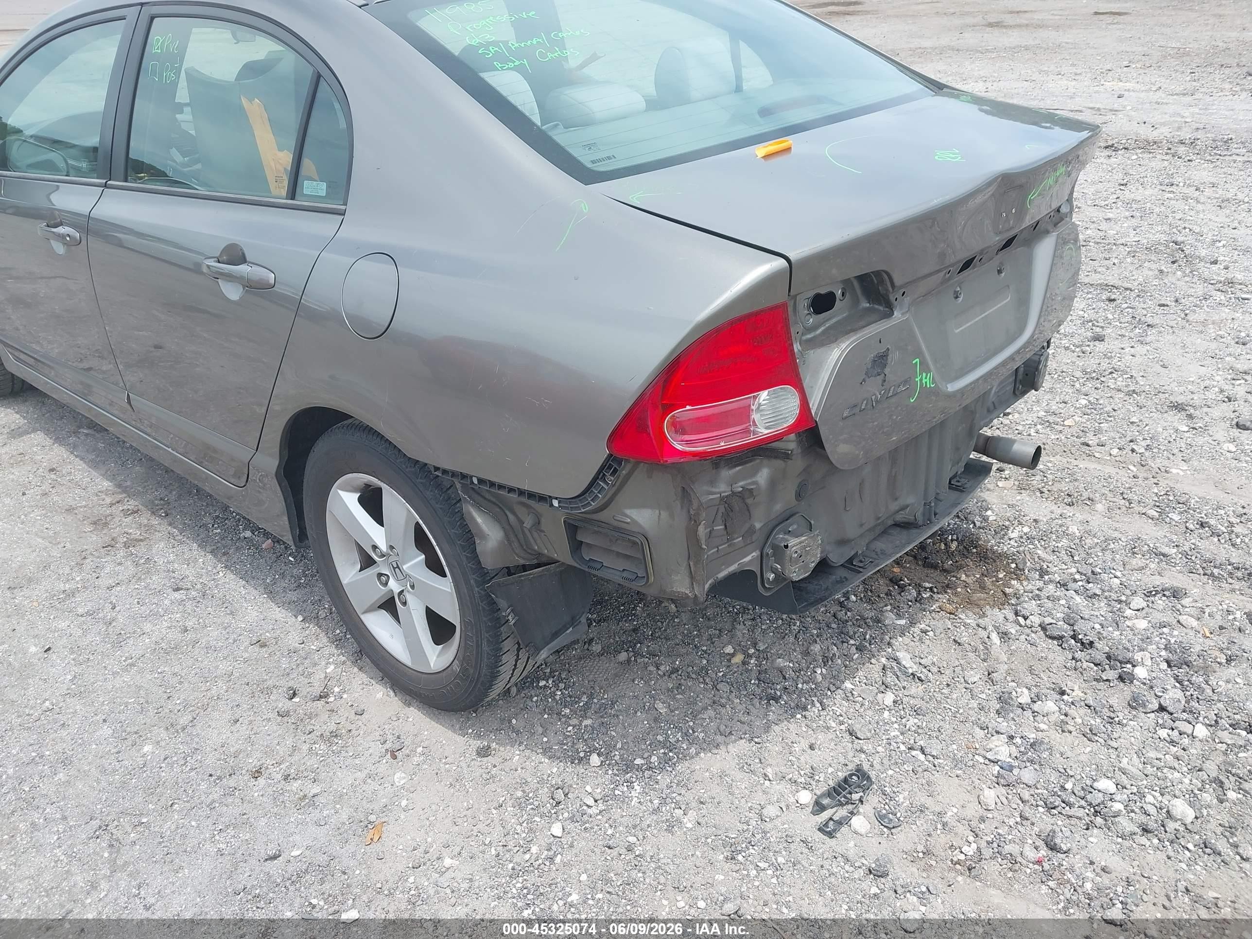 2006 Honda Civic Ex Gray vin: 1HGFA16866L024483