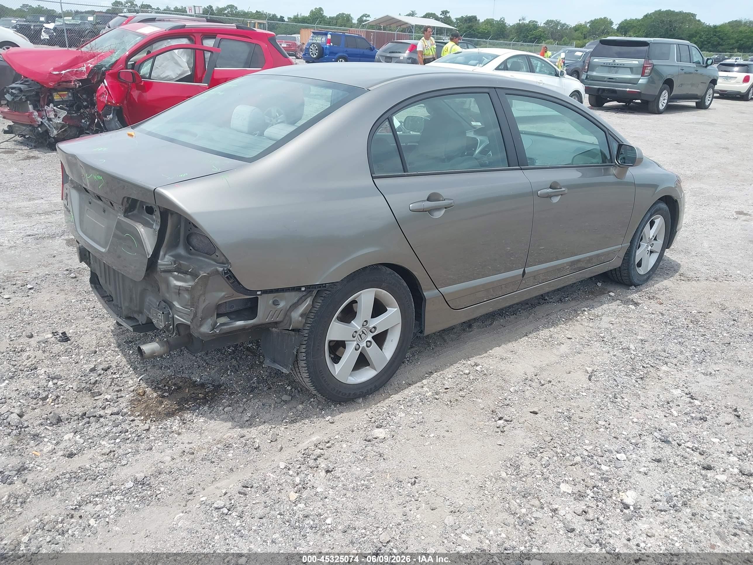 2006 Honda Civic Ex Gray vin: 1HGFA16866L024483