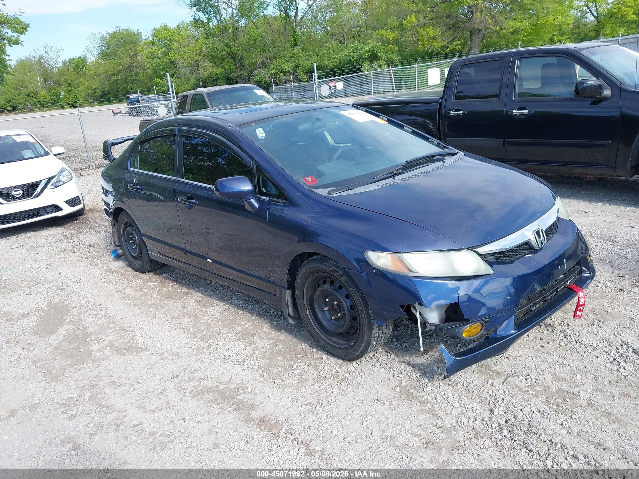2006 Honda Civic Ex Blue vin: 1HGFA16866L133073