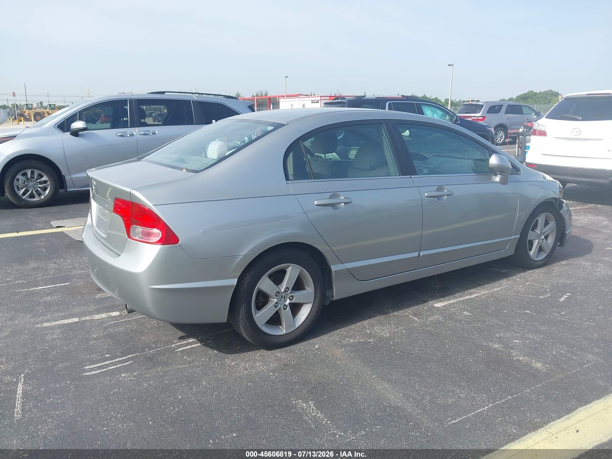 2007 Honda Civic Ex Серый vin: 1HGFA16867L004641