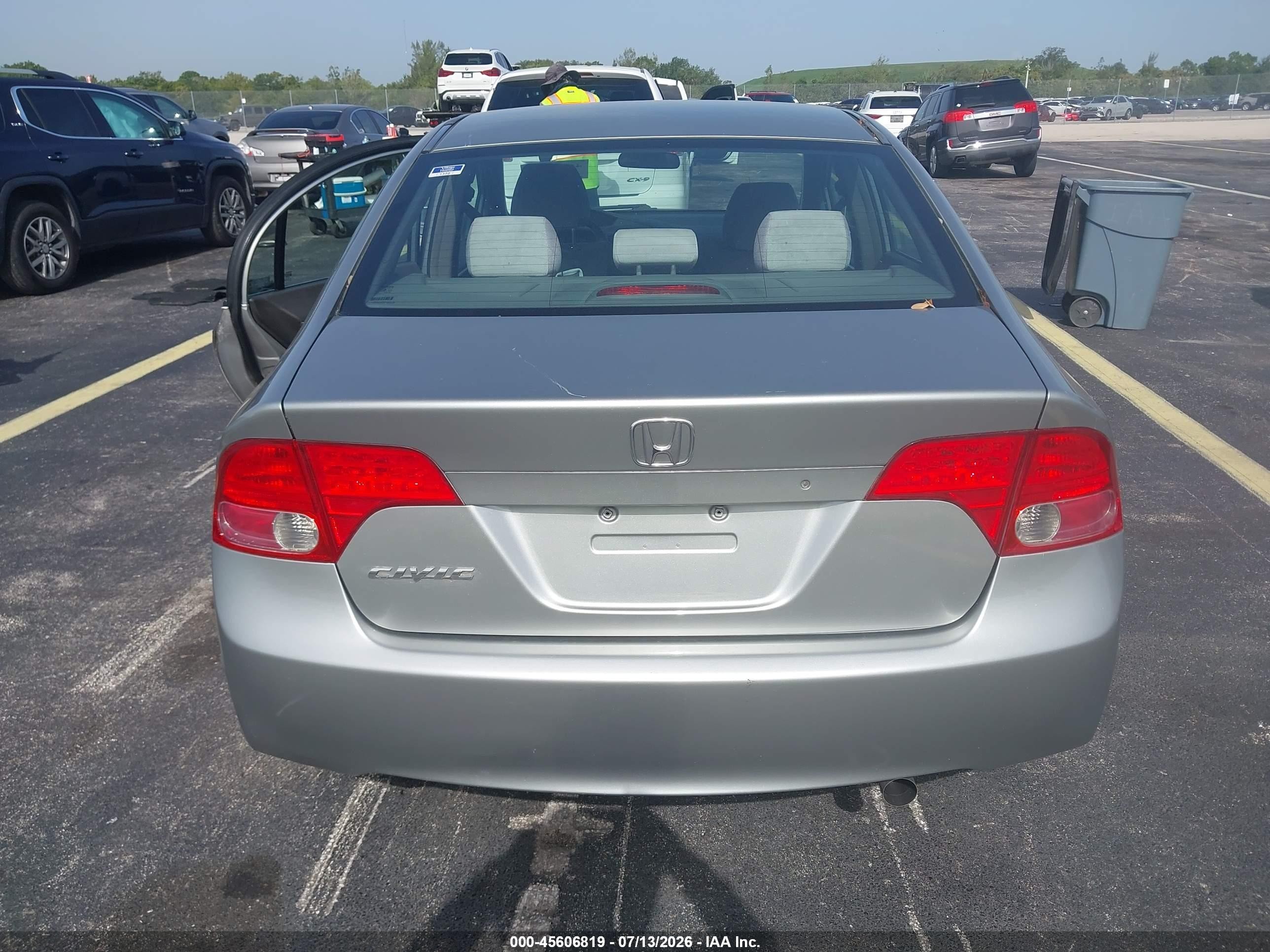 2007 Honda Civic Ex Серый vin: 1HGFA16867L004641