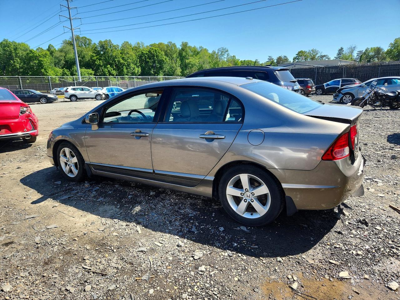 2007 Honda Civic Ex Silver vin: 1HGFA16867L019284