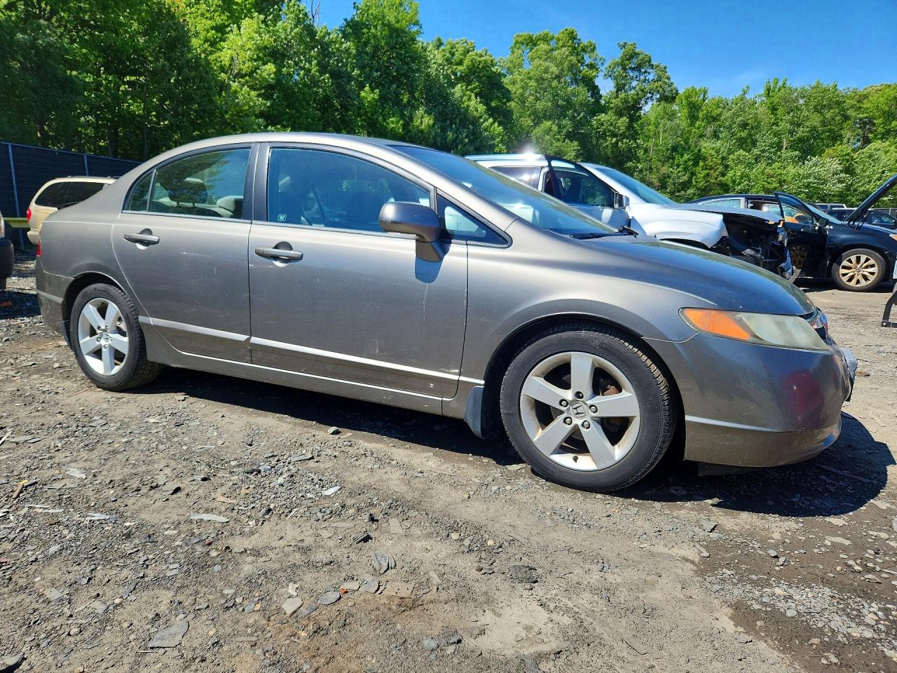 2007 Honda Civic Ex Silver vin: 1HGFA16867L019284