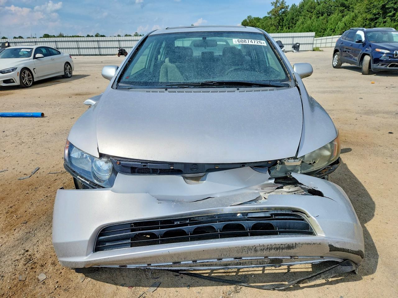 2007 Honda Civic Ex Silver vin: 1HGFA16867L022539