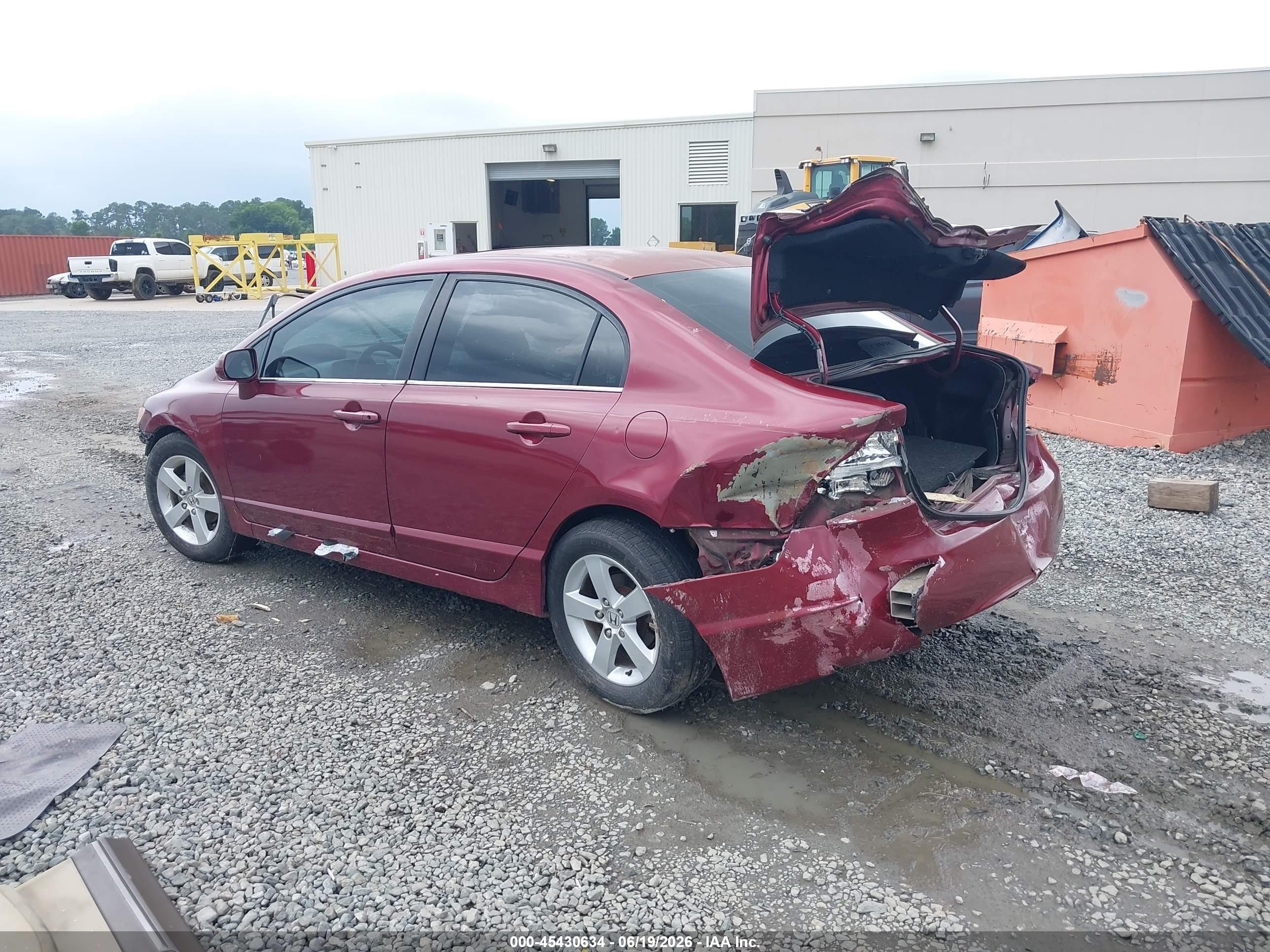 2007 Honda Civic Ex Темно-бордовый vin: 1HGFA16867L035663