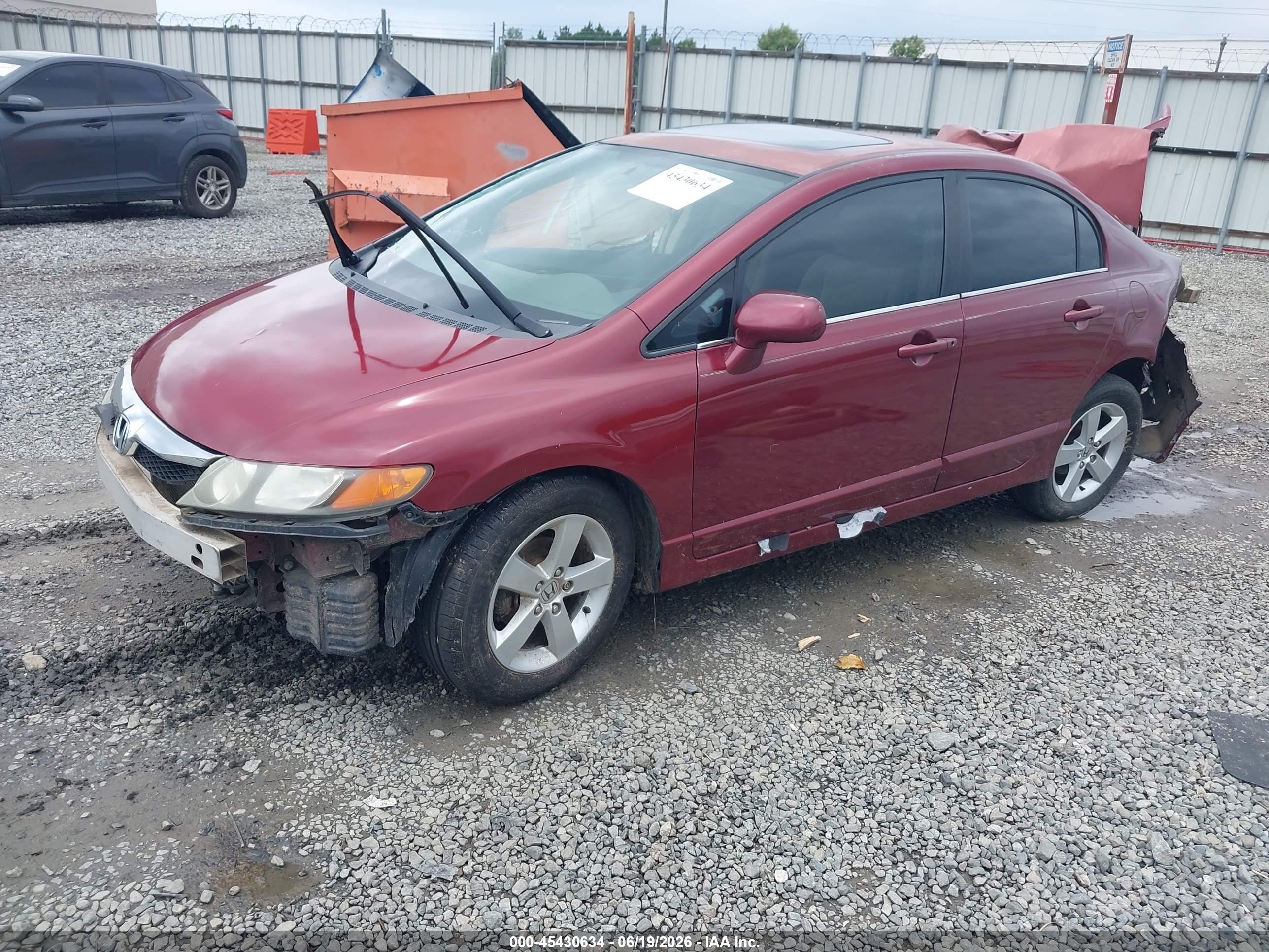 2007 Honda Civic Ex Темно-бордовый vin: 1HGFA16867L035663