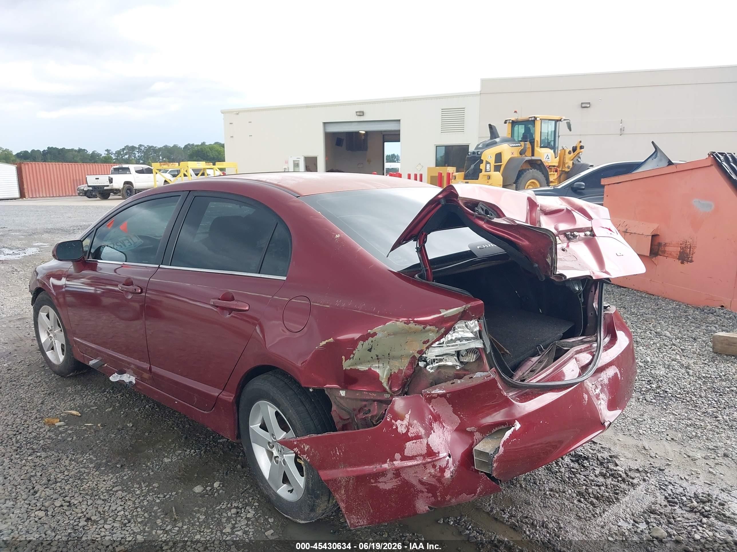 2007 Honda Civic Ex Темно-бордовый vin: 1HGFA16867L035663