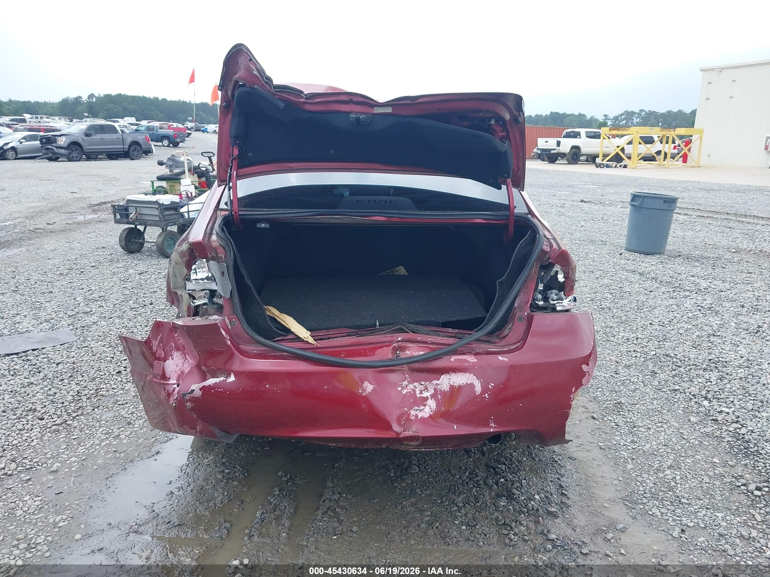 2007 Honda Civic Ex Темно-бордовый vin: 1HGFA16867L035663