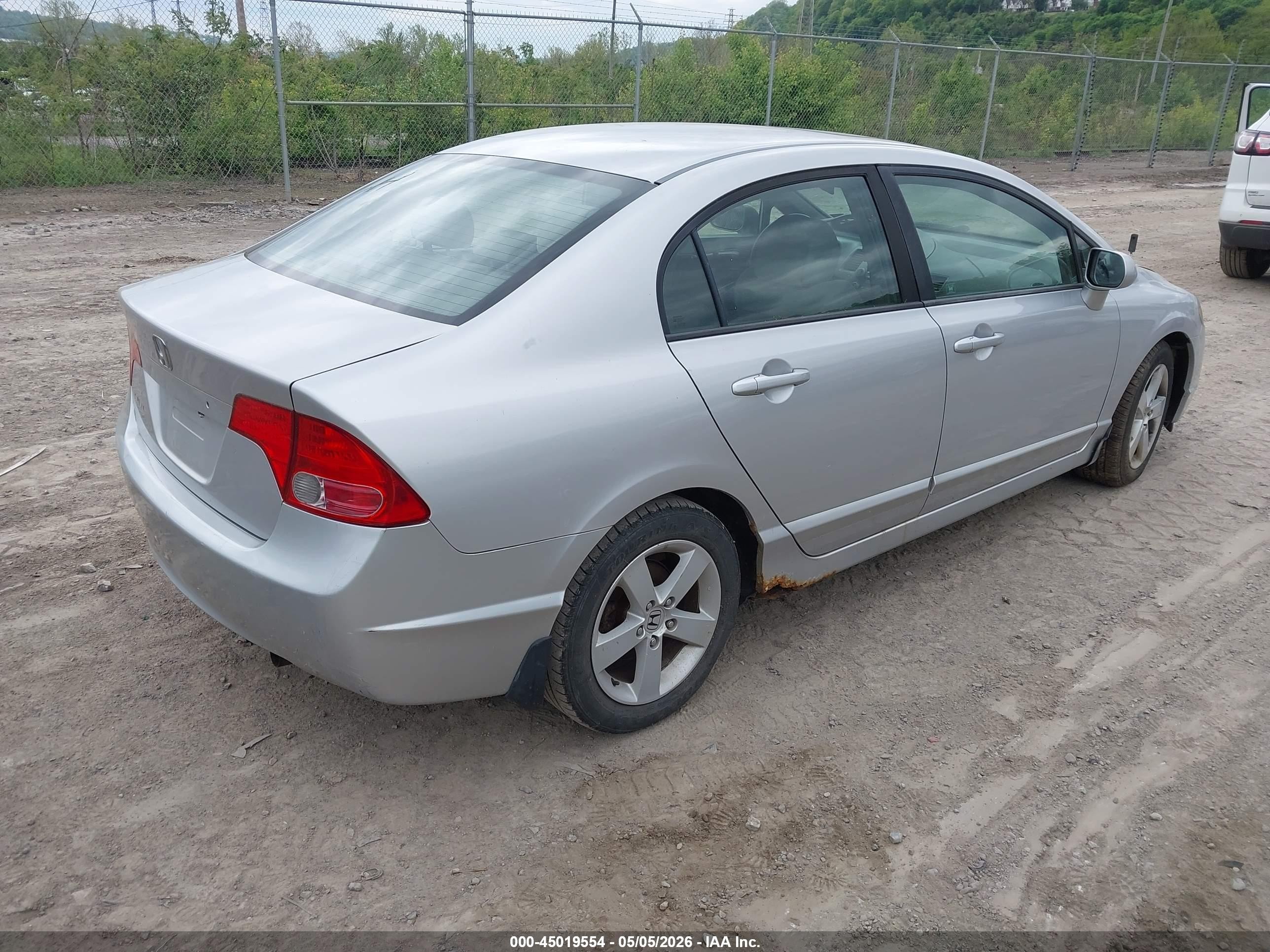 2007 Honda Civic Ex Серебряный vin: 1HGFA16867L041432