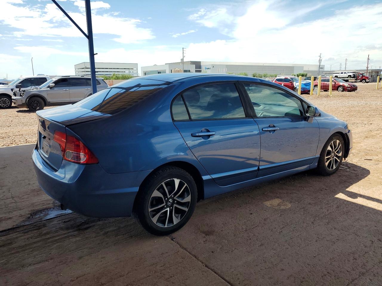 2007 Honda Civic Ex Blue vin: 1HGFA16867L060059
