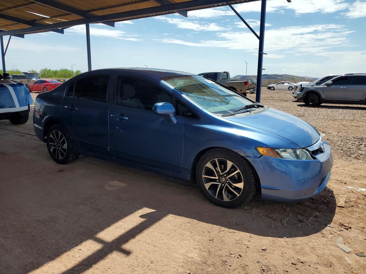 2007 Honda Civic Ex Blue vin: 1HGFA16867L060059