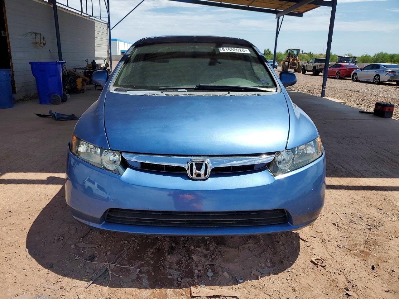 2007 Honda Civic Ex Blue vin: 1HGFA16867L060059