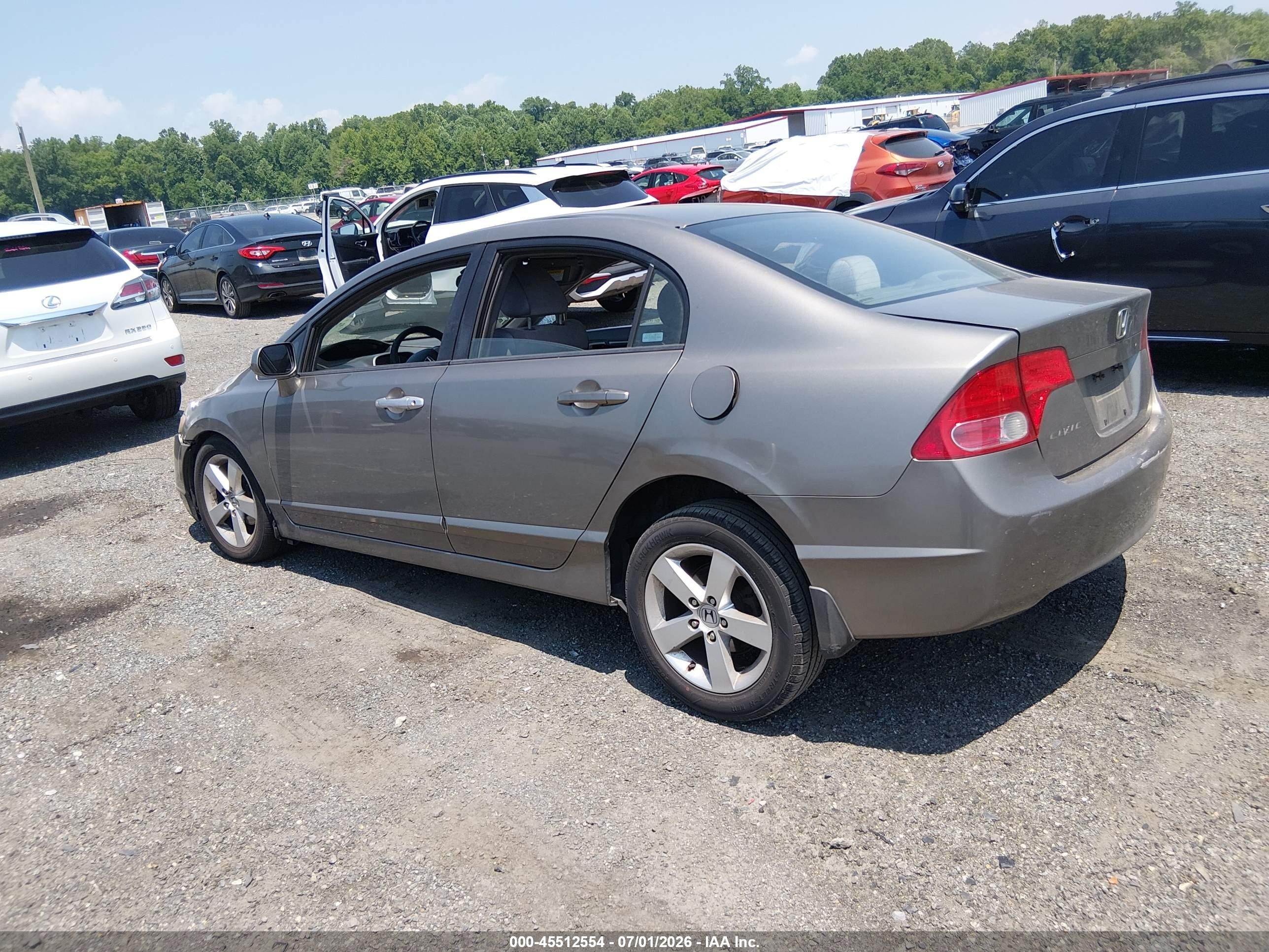 2007 Honda Civic Ex Tan vin: 1HGFA16867L070848