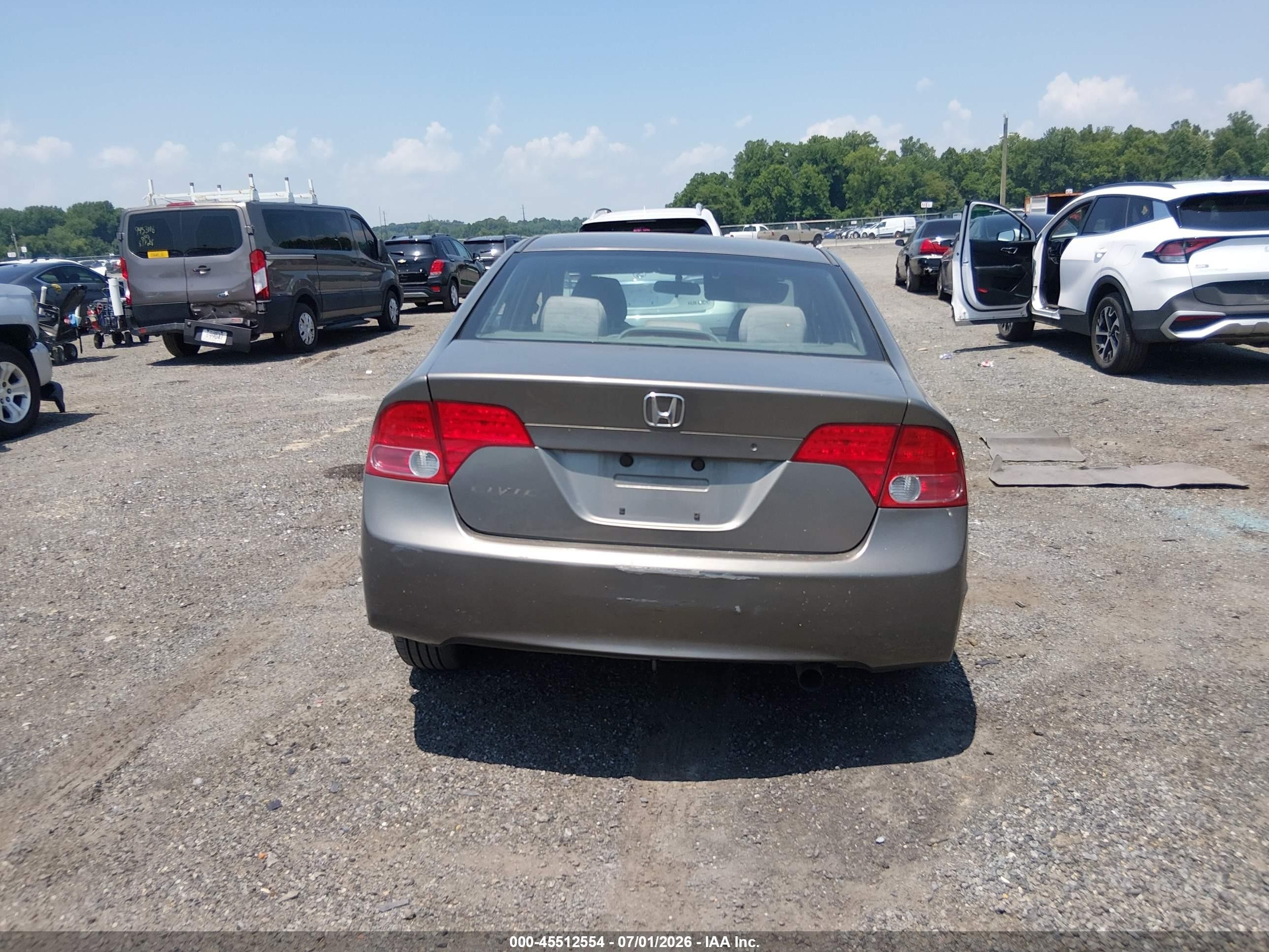2007 Honda Civic Ex Tan vin: 1HGFA16867L070848