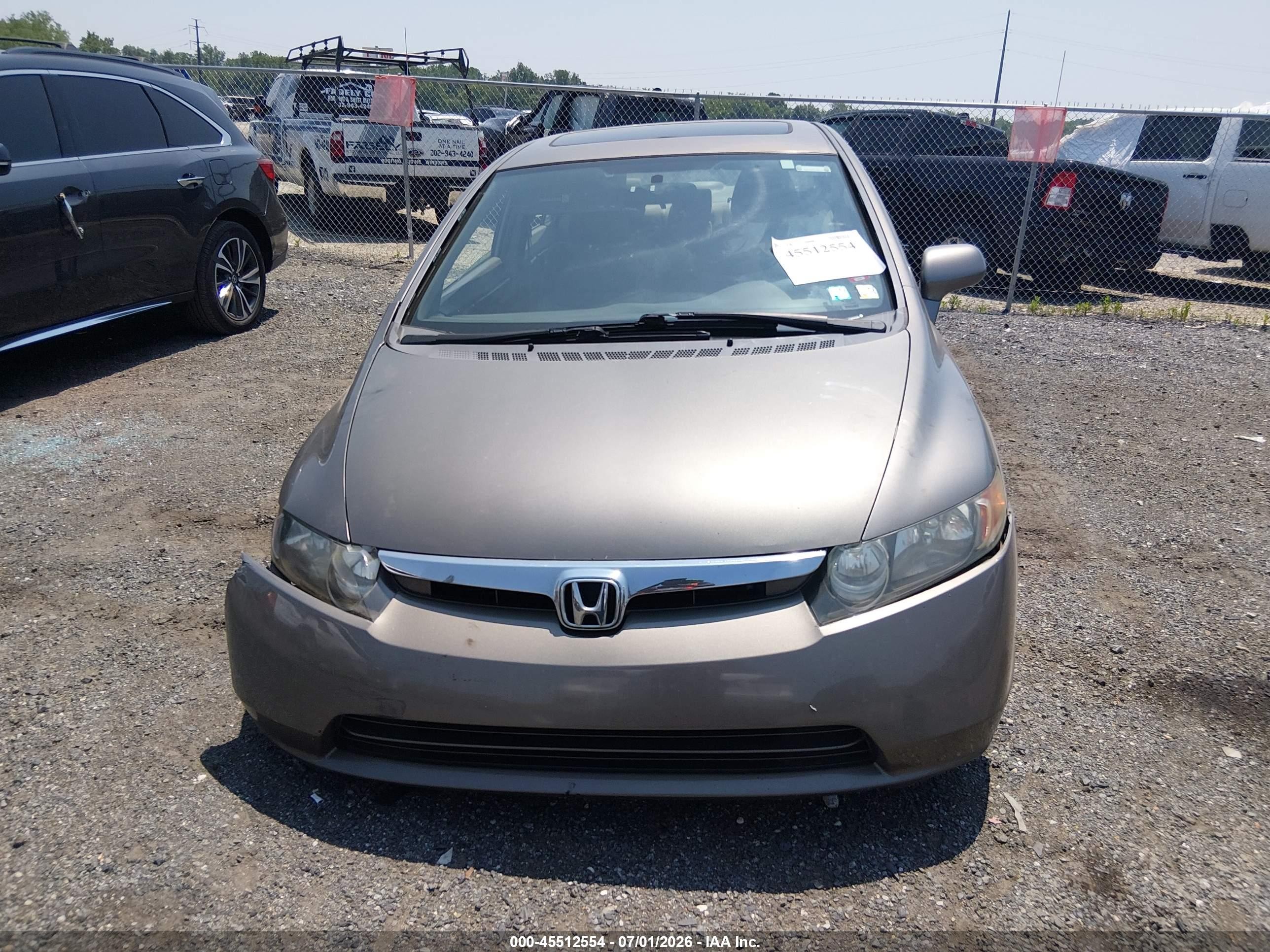 2007 Honda Civic Ex Tan vin: 1HGFA16867L070848