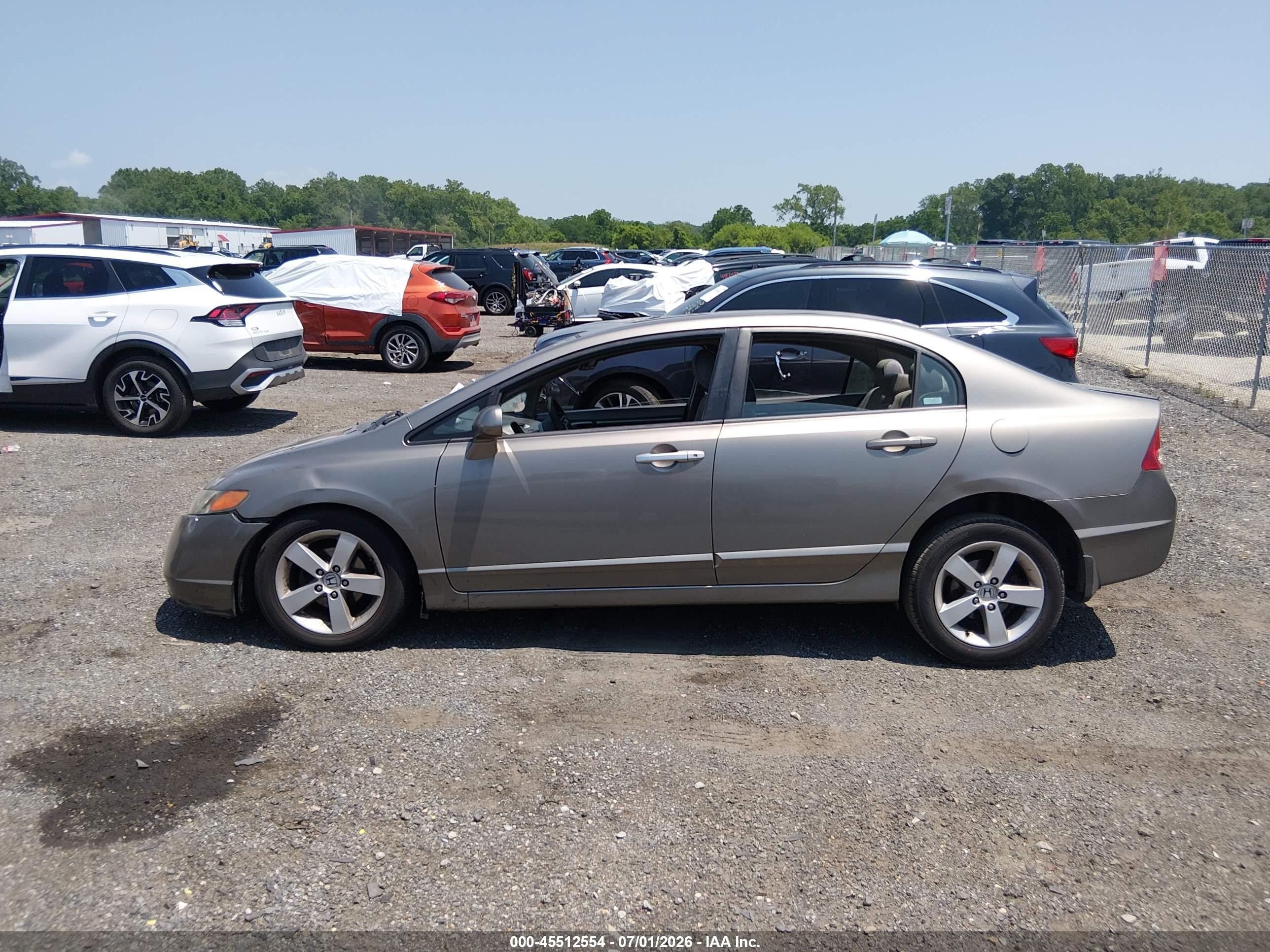 2007 Honda Civic Ex Tan vin: 1HGFA16867L070848