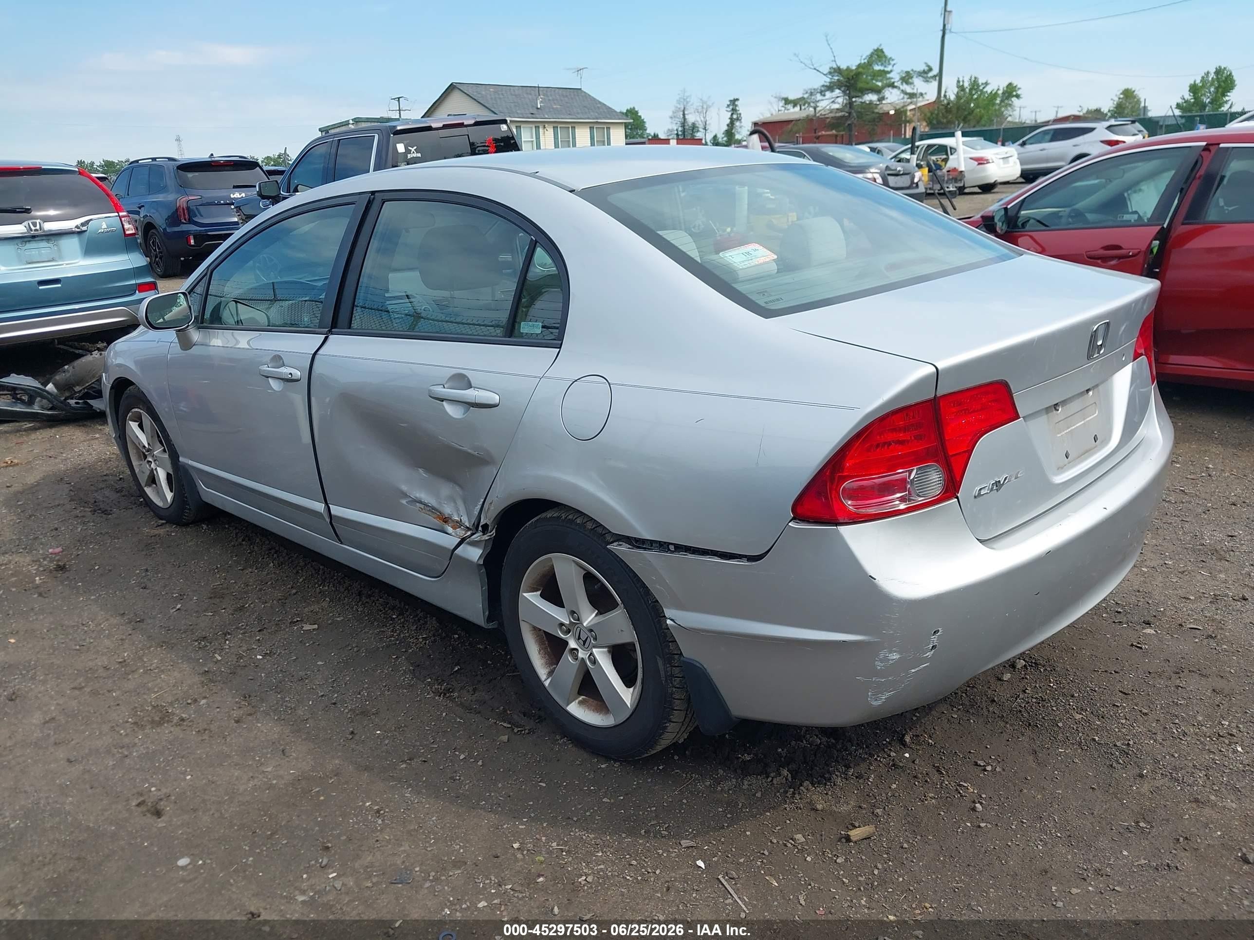 2007 Honda Civic Ex Silver vin: 1HGFA16867L096415
