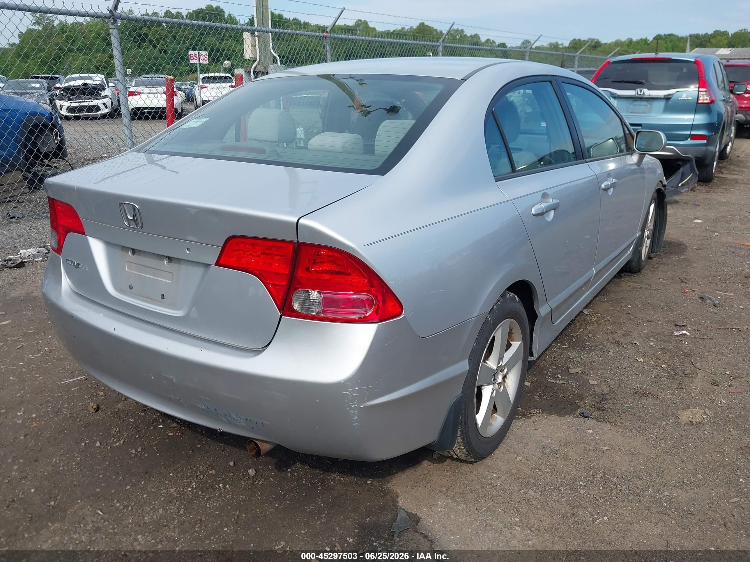 2007 Honda Civic Ex Silver vin: 1HGFA16867L096415