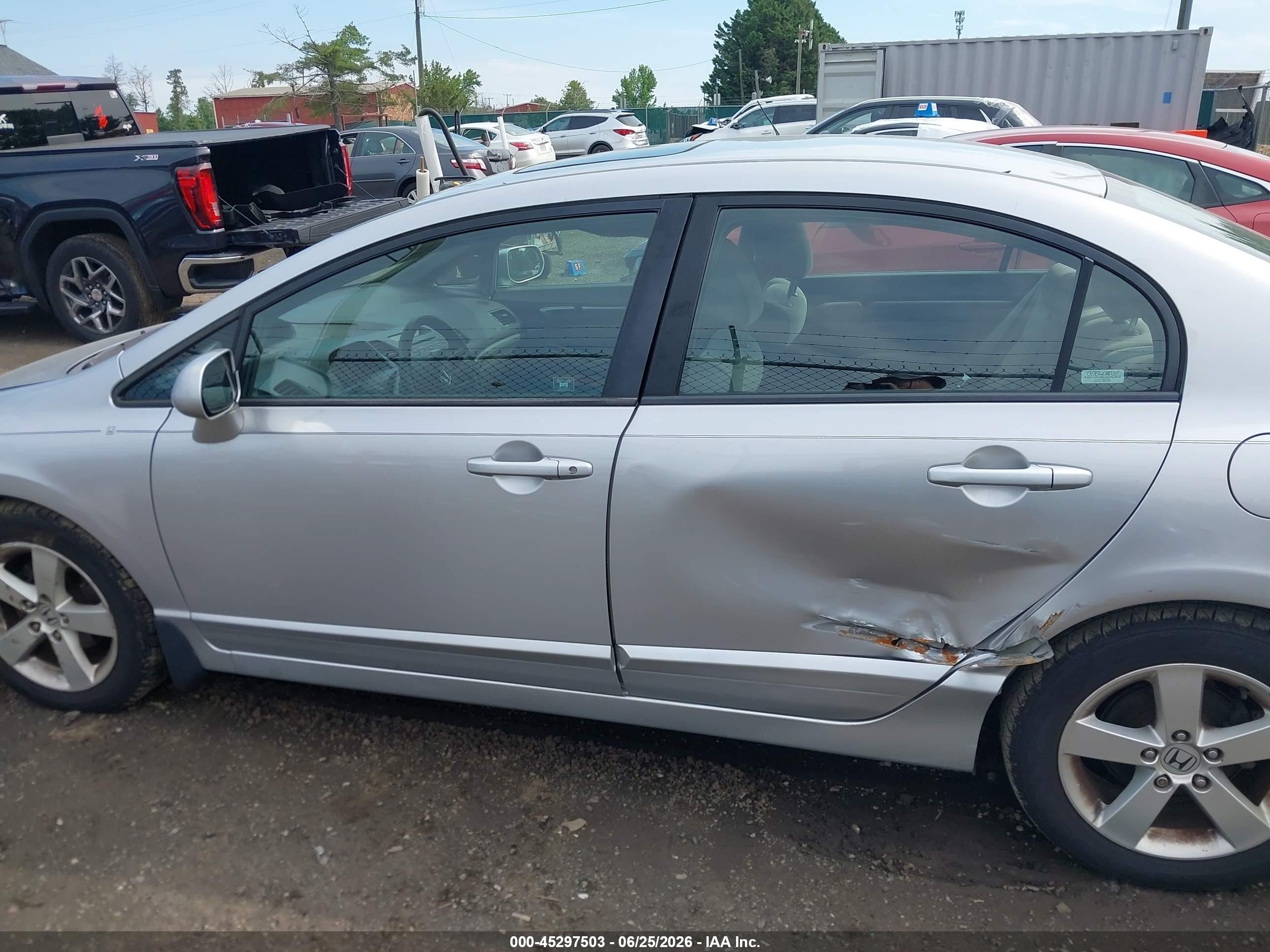 2007 Honda Civic Ex Silver vin: 1HGFA16867L096415