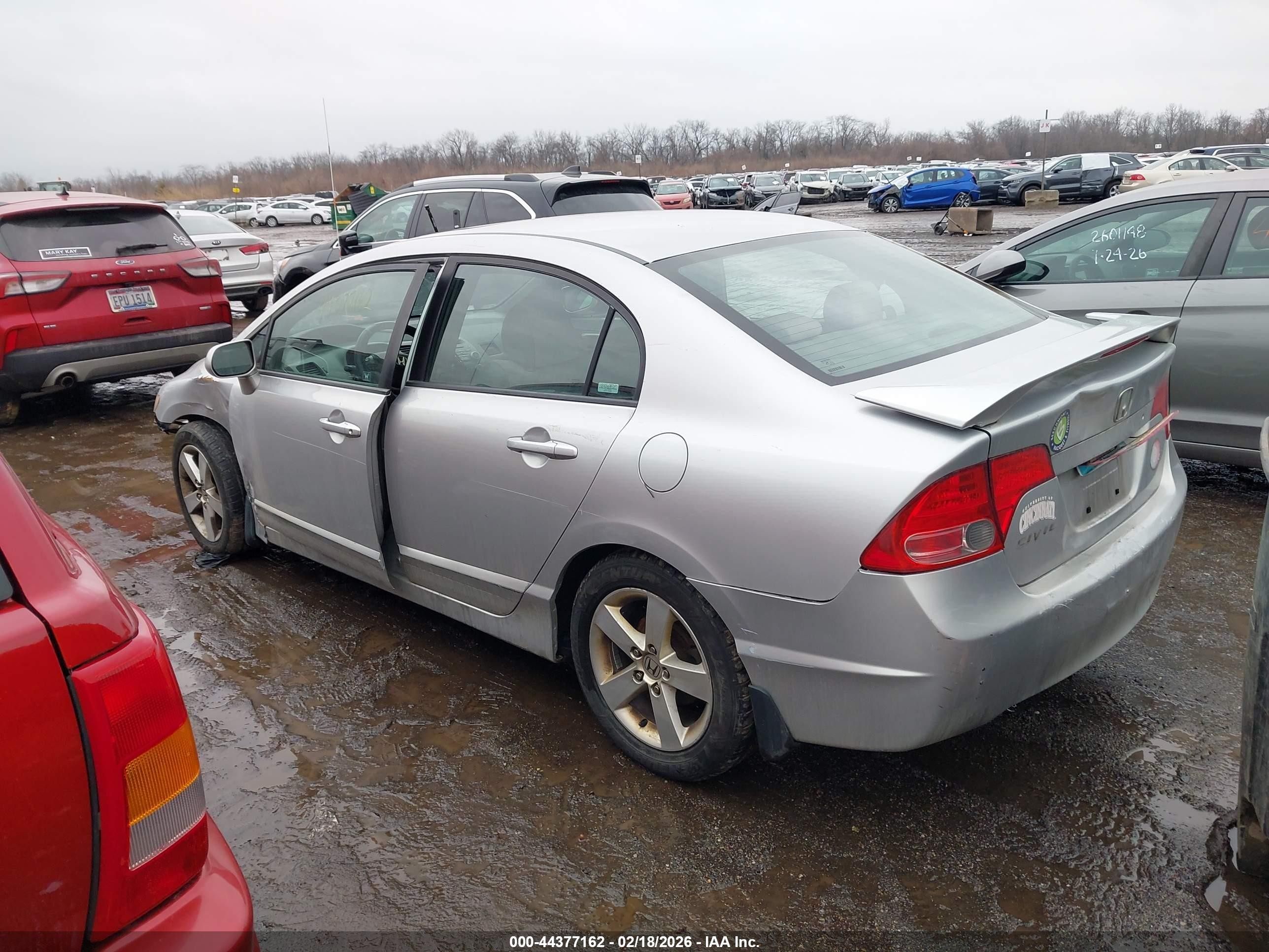 2007 Honda Civic Ex Silver vin: 1HGFA16867L106280