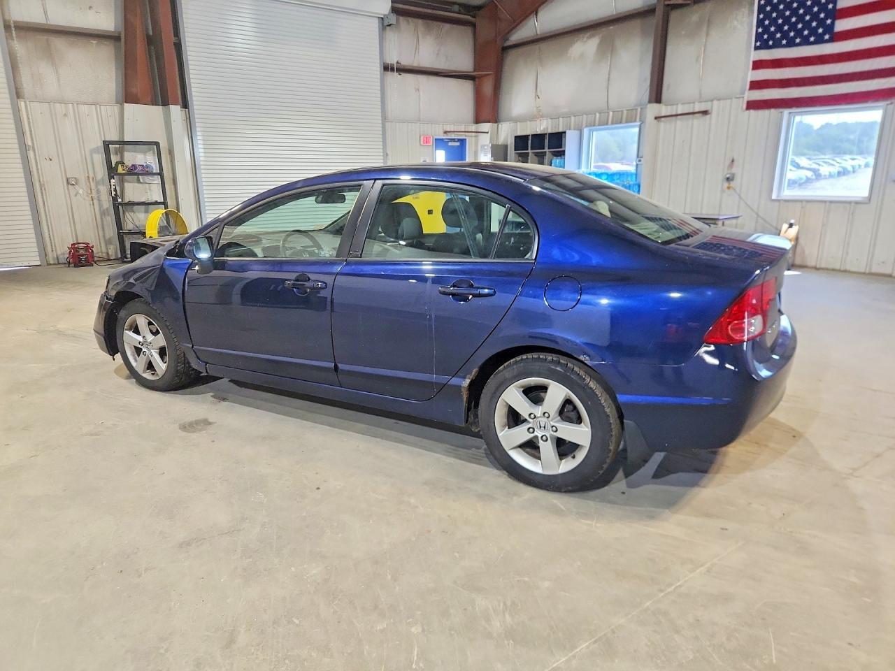 2007 Honda Civic Ex Синий vin: 1HGFA16867L107445