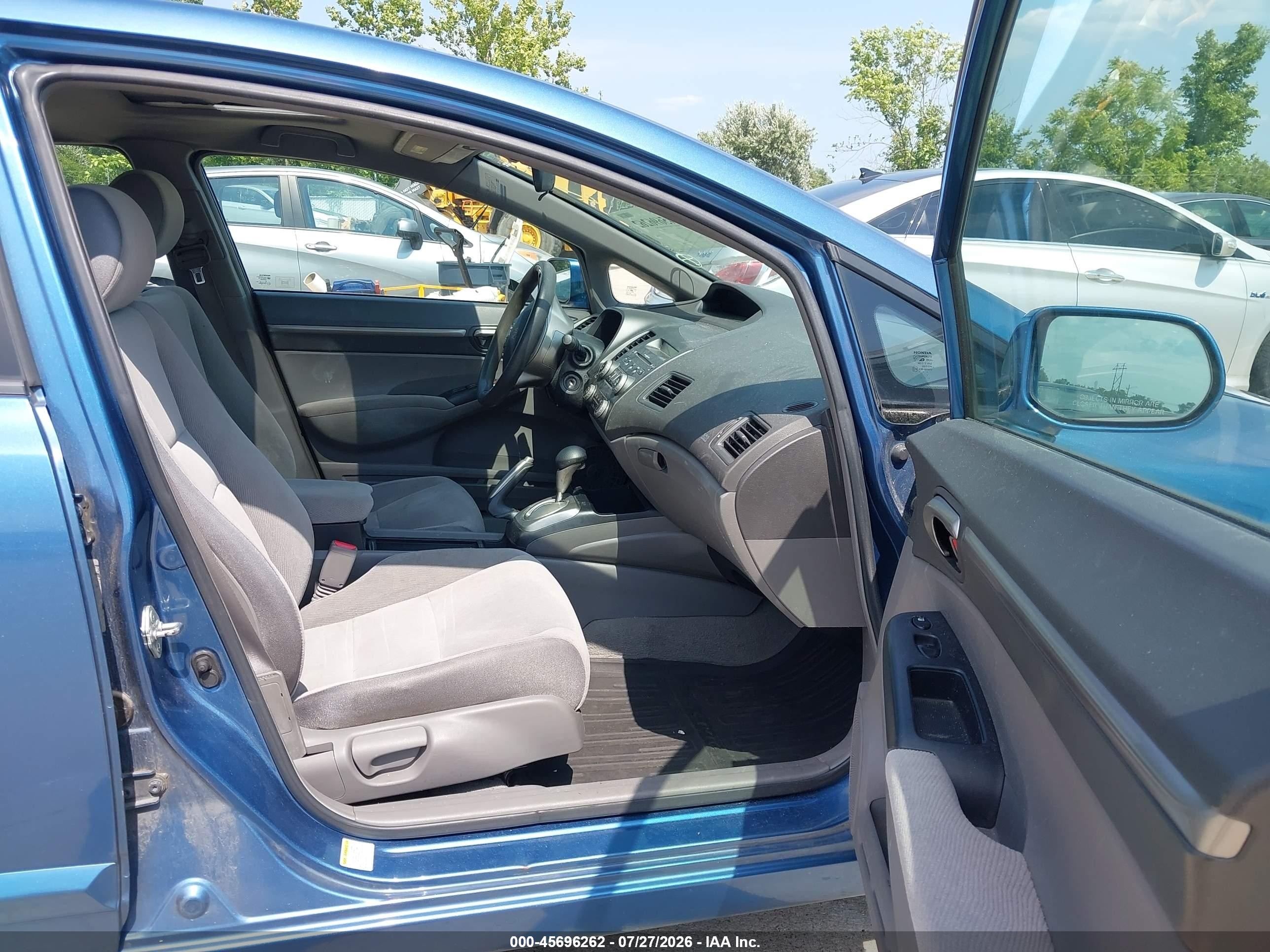 2007 Honda Civic Ex Blue vin: 1HGFA16867L115108