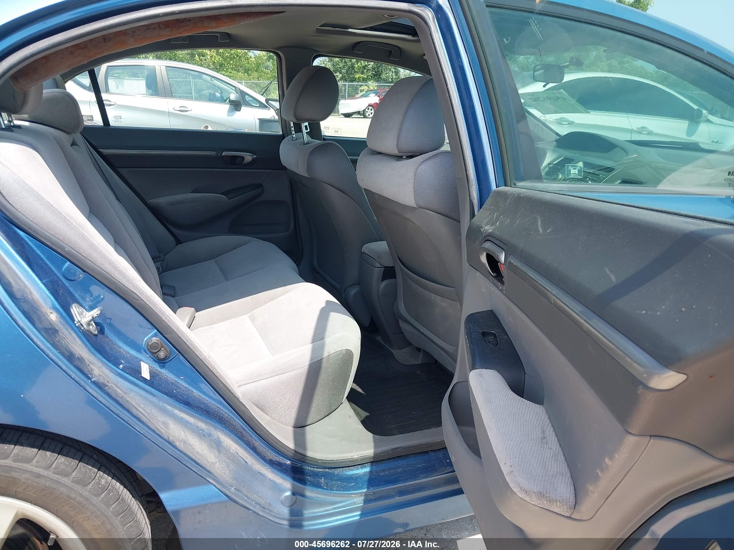 2007 Honda Civic Ex Blue vin: 1HGFA16867L115108