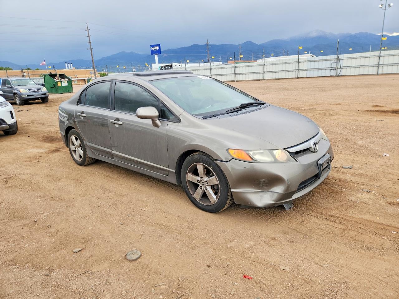 2007 Honda Civic Ex Charcoal vin: 1HGFA16867L115867