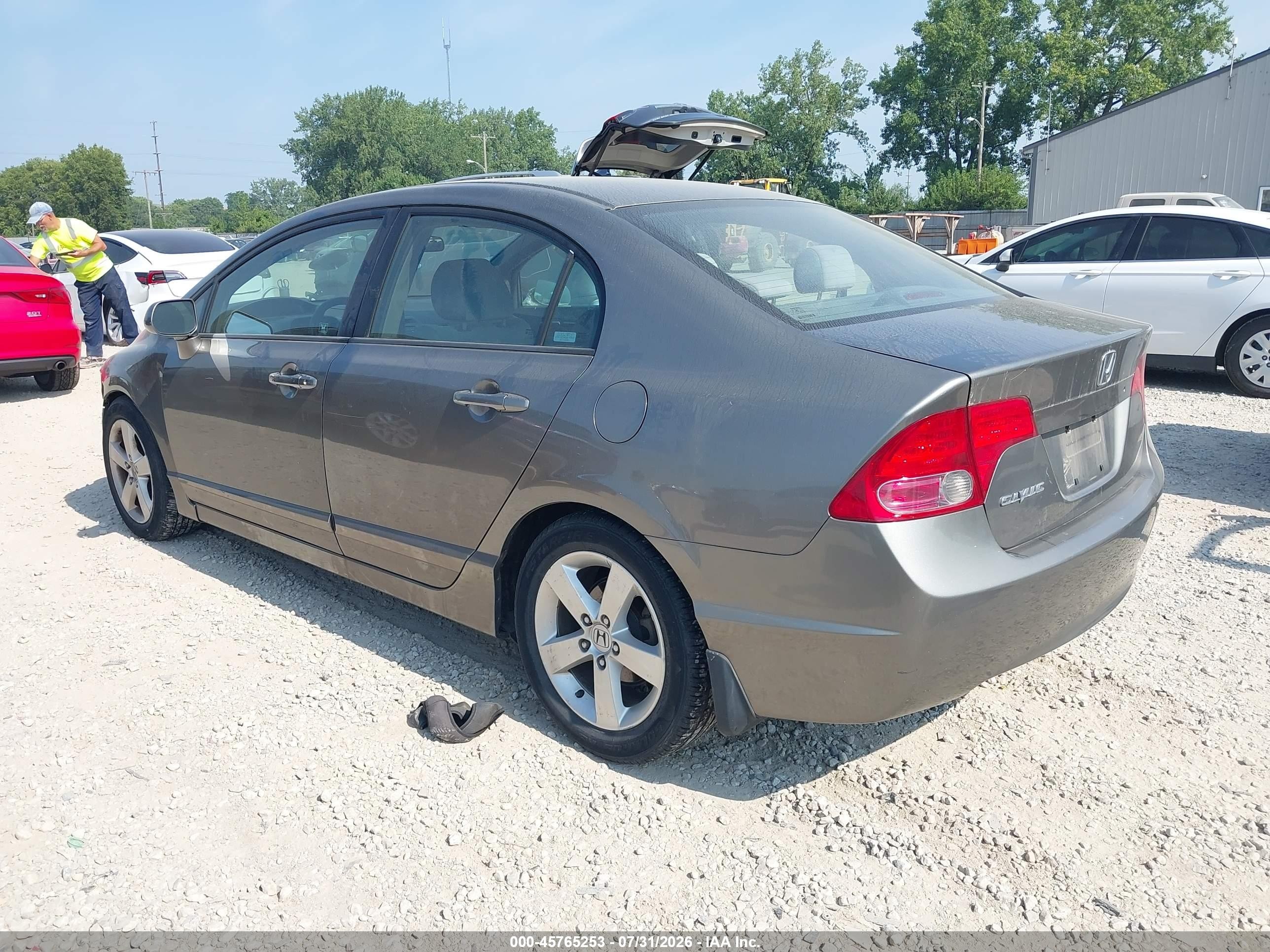 2007 Honda Civic Ex Brown vin: 1HGFA16867L121815
