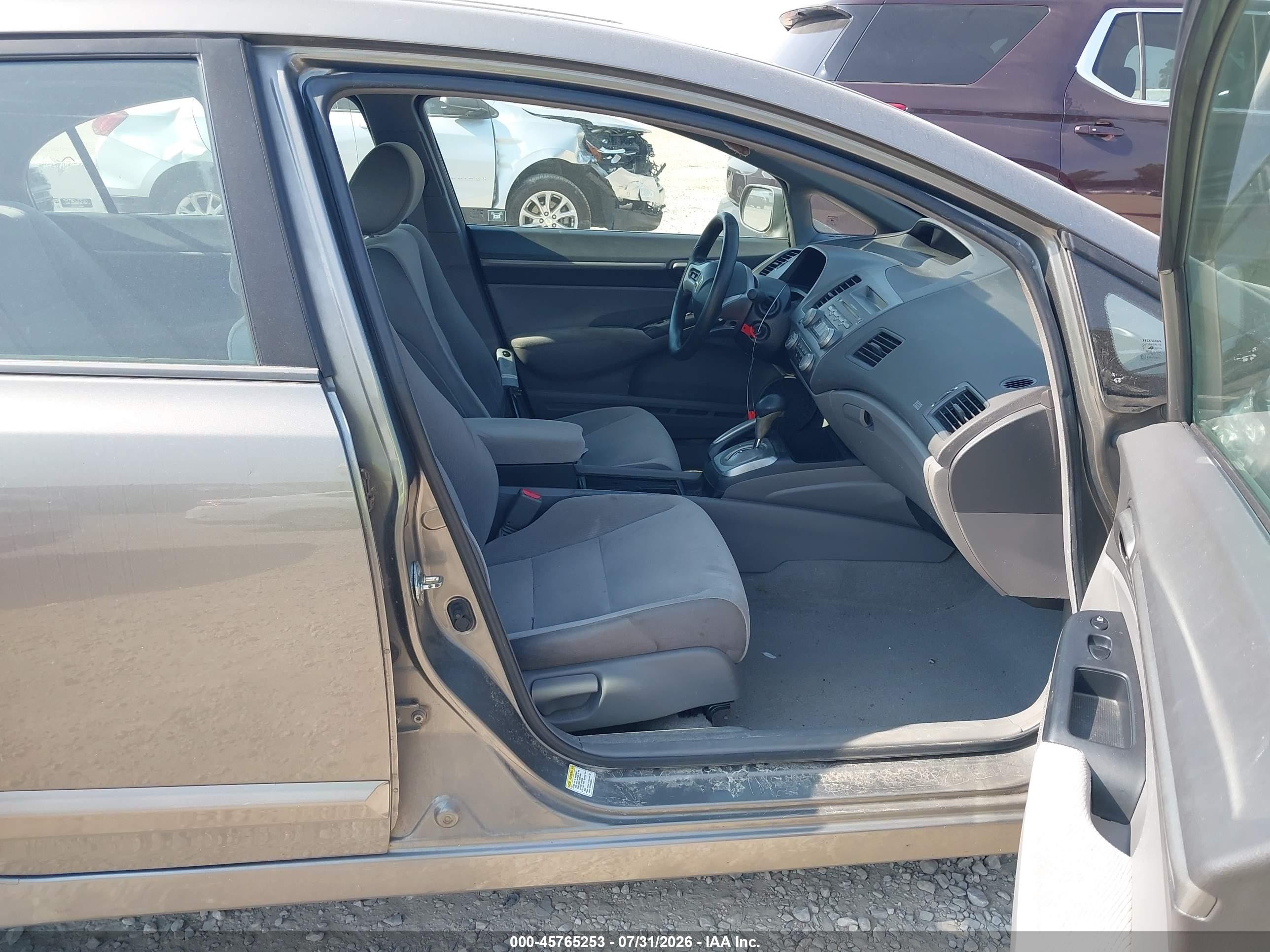 2007 Honda Civic Ex Brown vin: 1HGFA16867L121815