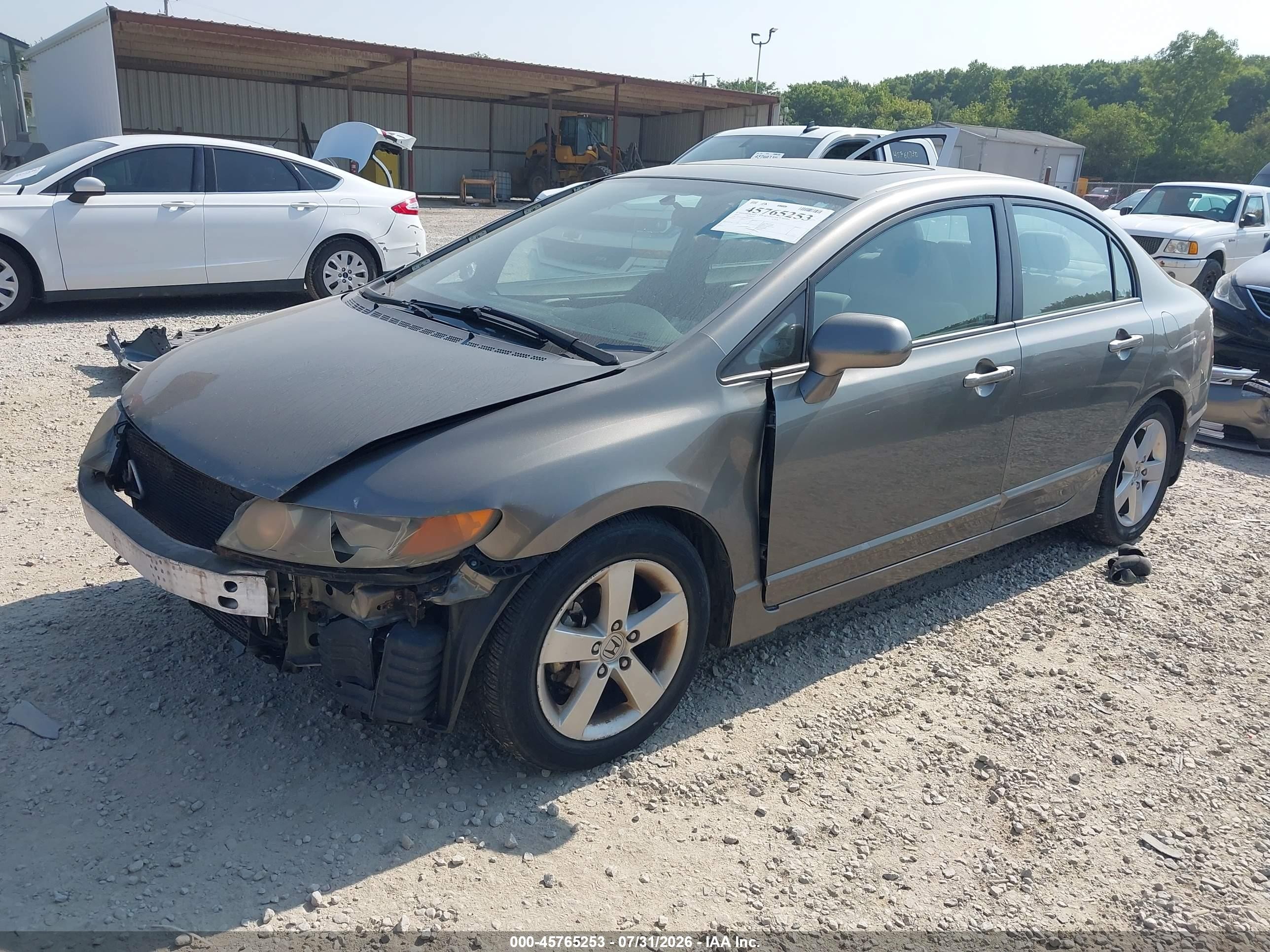 2007 Honda Civic Ex Brown vin: 1HGFA16867L121815