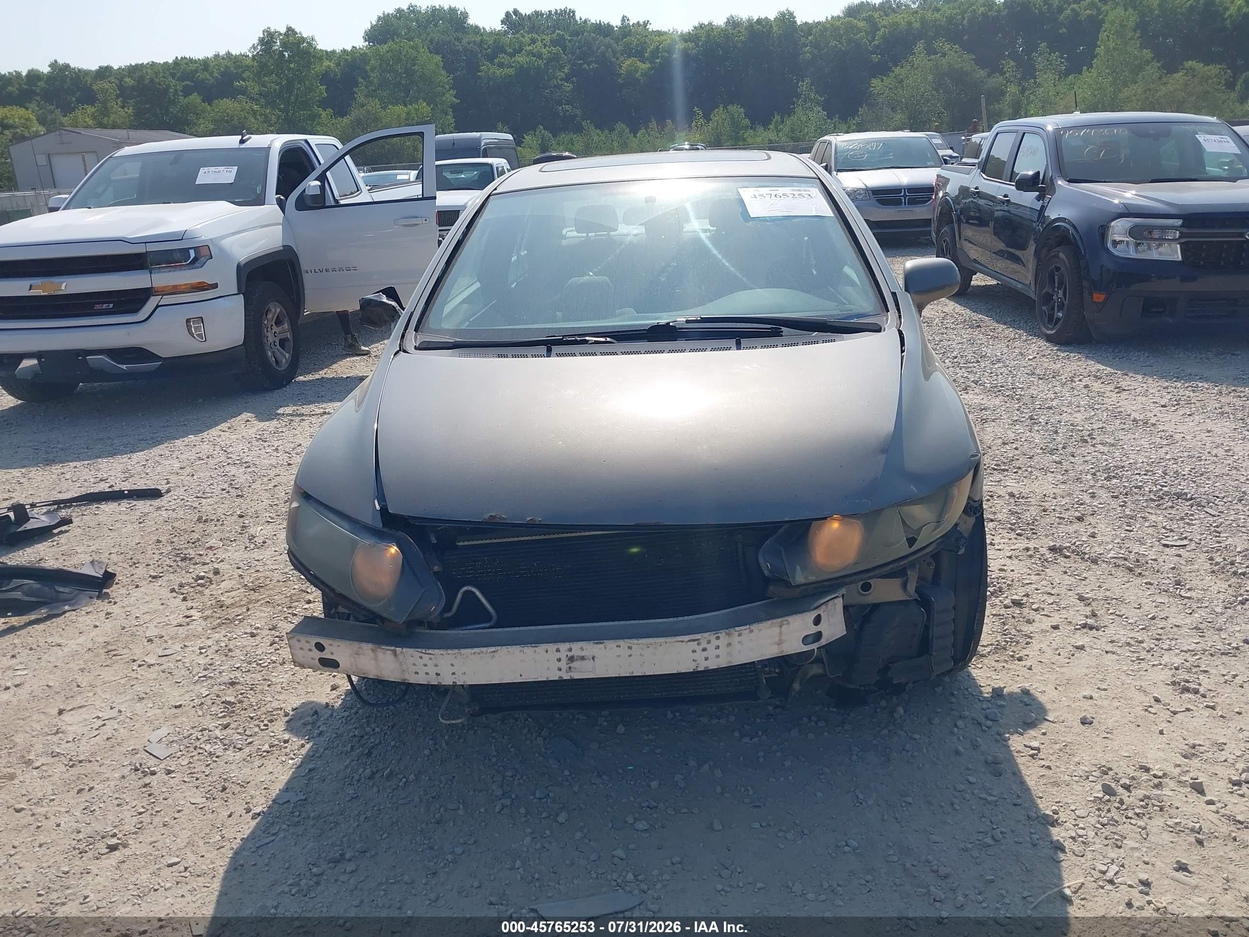 2007 Honda Civic Ex Brown vin: 1HGFA16867L121815