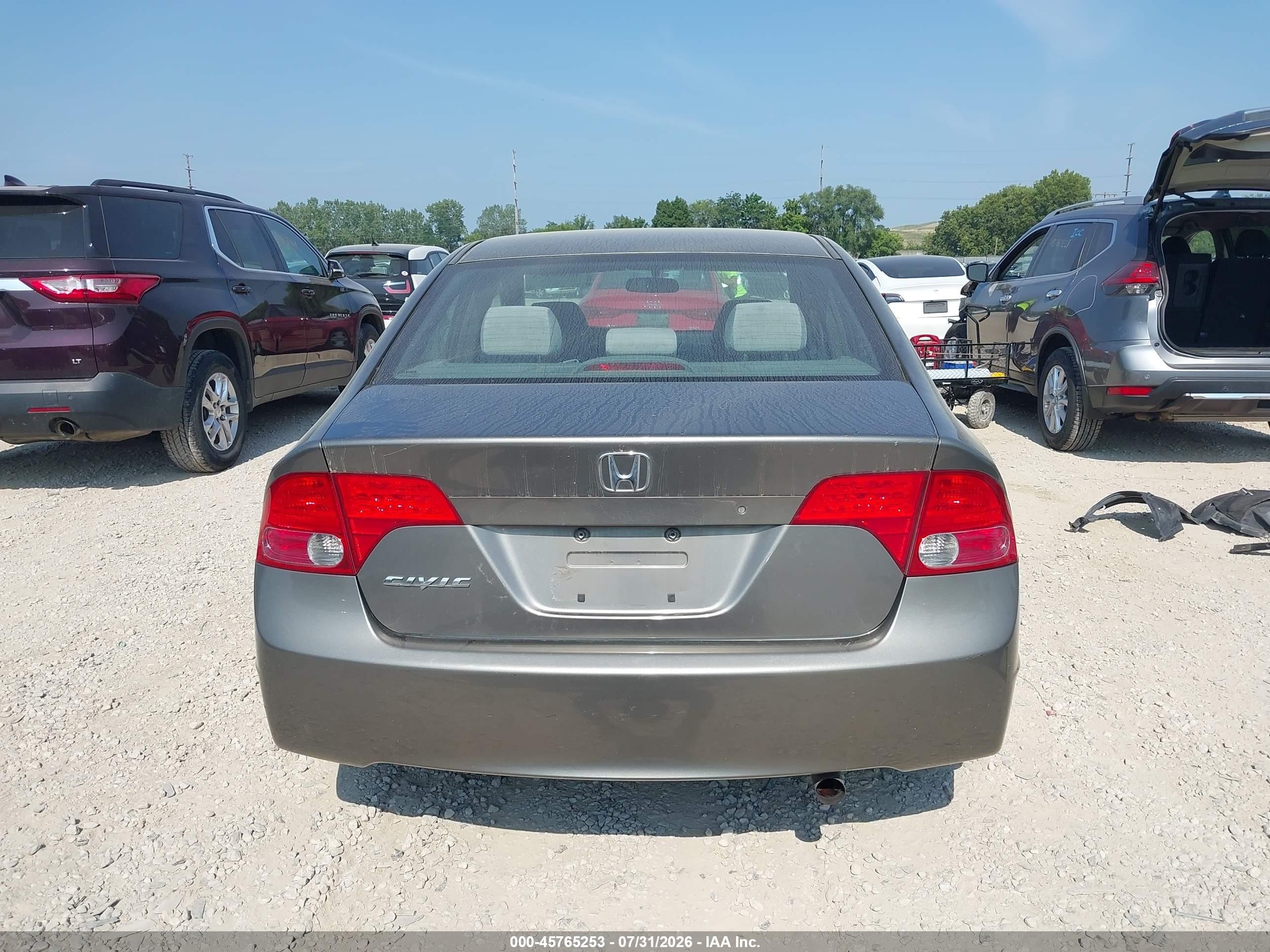 2007 Honda Civic Ex Brown vin: 1HGFA16867L121815