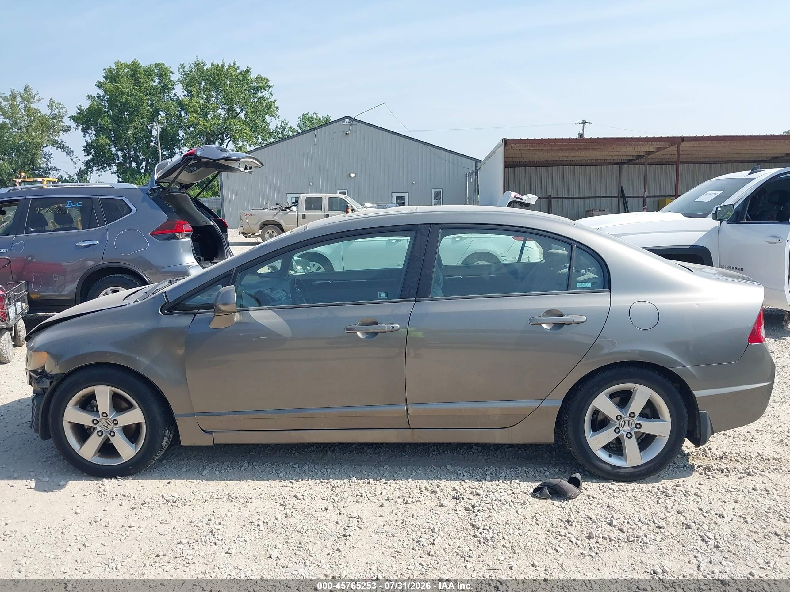 2007 Honda Civic Ex Brown vin: 1HGFA16867L121815