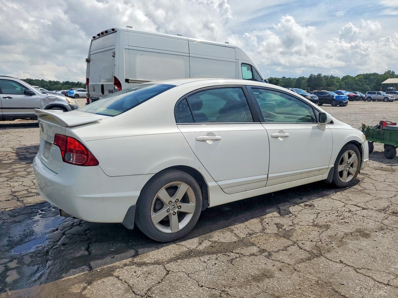 2007 Honda Civic Ex Белый vin: 1HGFA16867L124617
