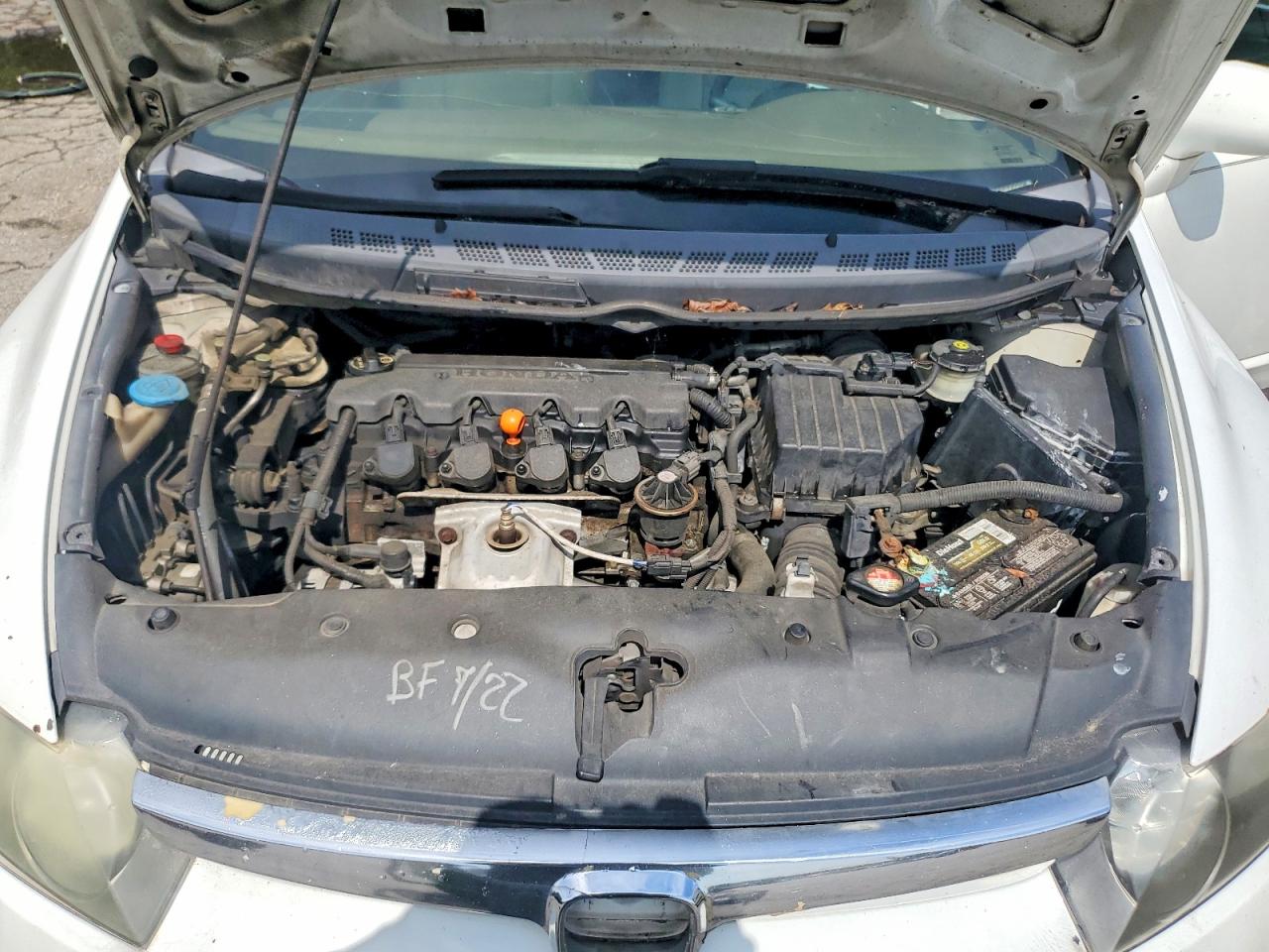 2007 Honda Civic Ex Белый vin: 1HGFA16867L124617