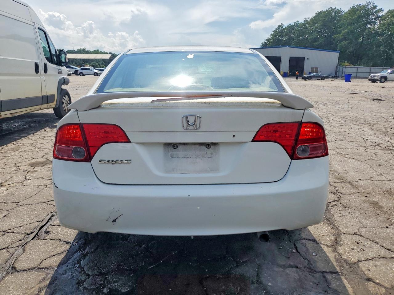 2007 Honda Civic Ex Белый vin: 1HGFA16867L124617