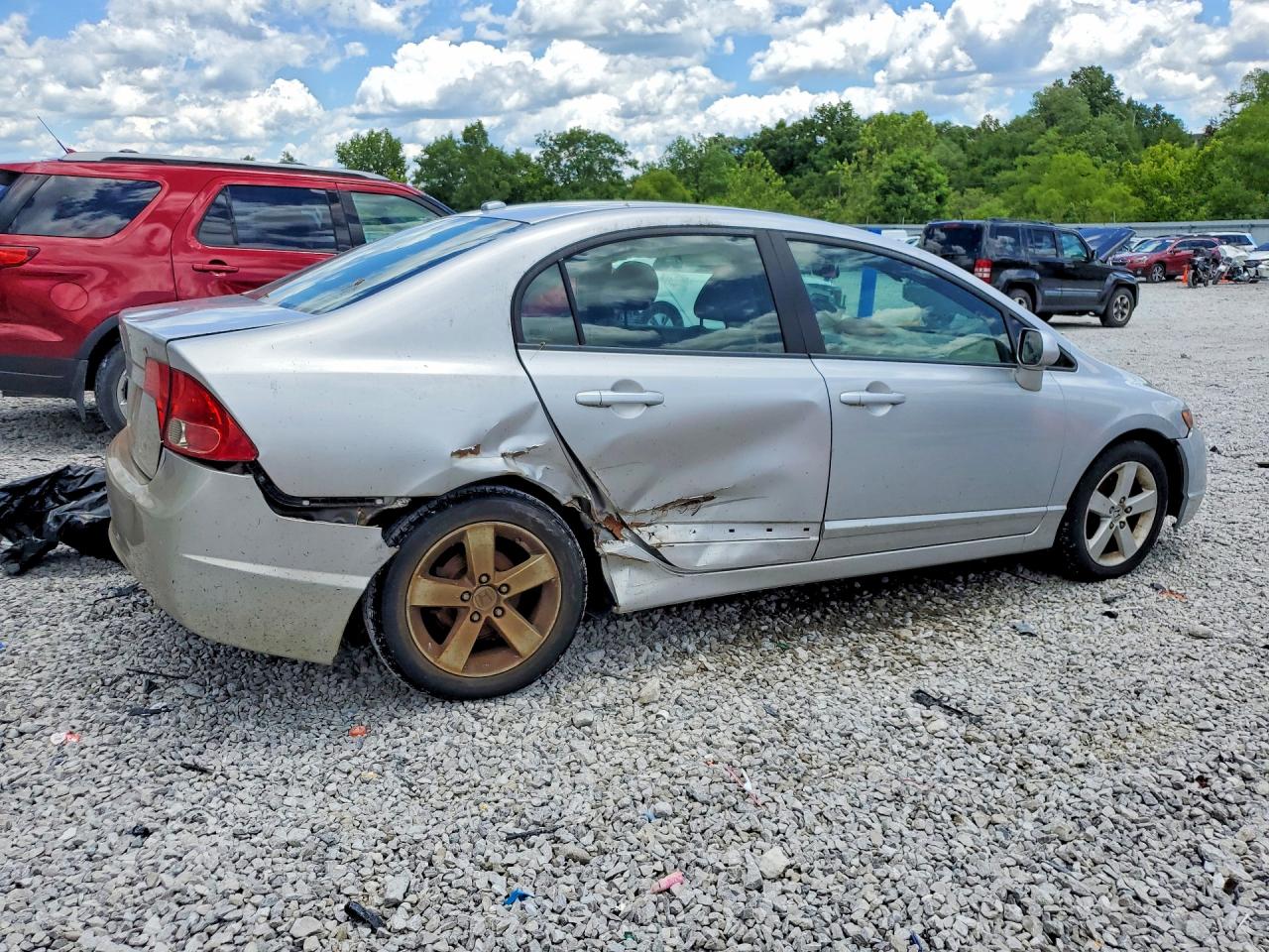 2008 Honda Civic Silver vin: 1HGFA16868L001434