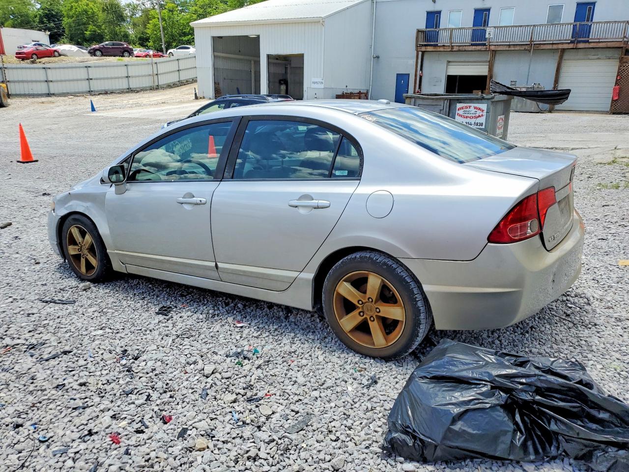 2008 Honda Civic Silver vin: 1HGFA16868L001434