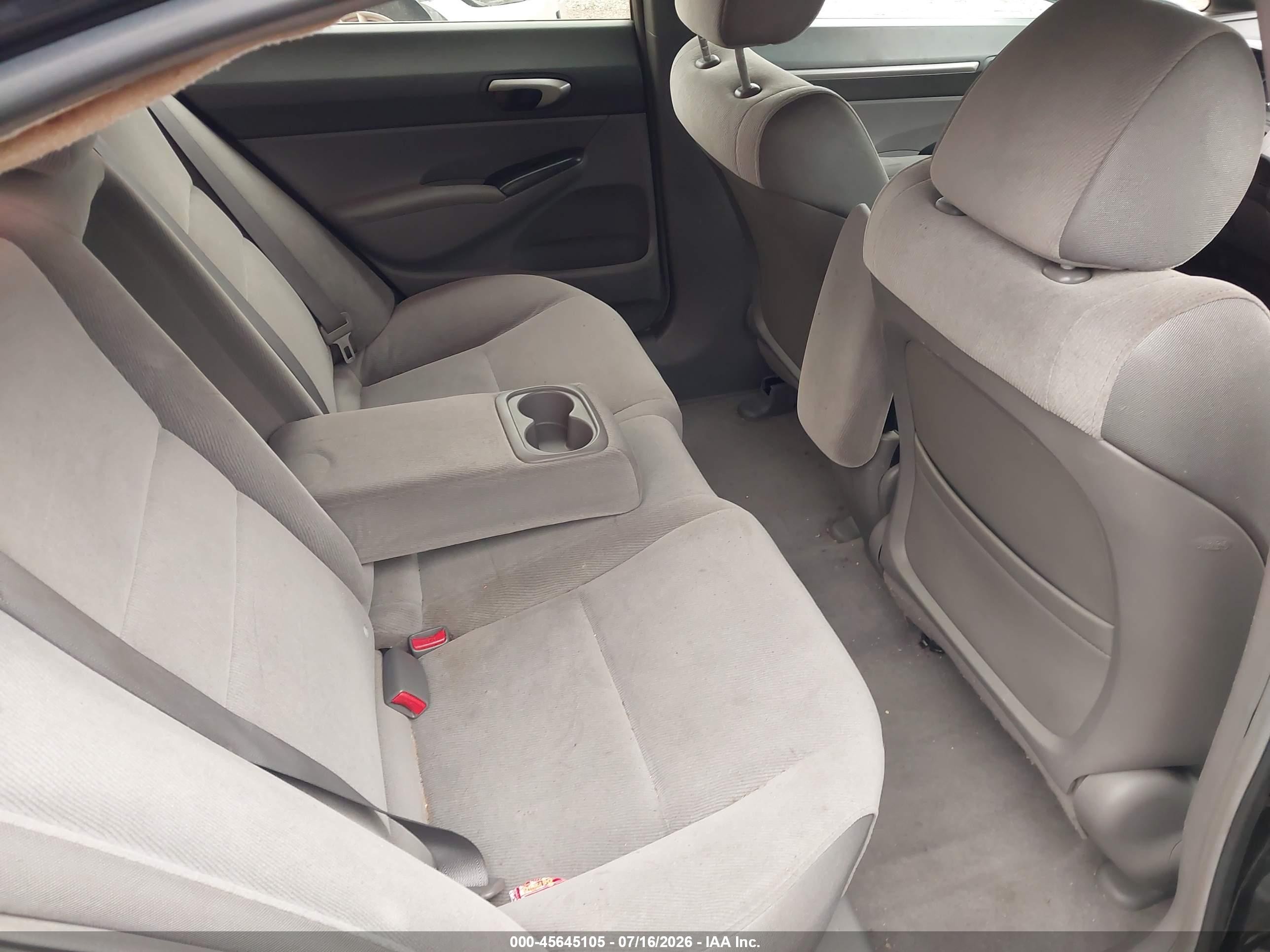 2008 Honda Civic Ex Черный vin: 1HGFA16868L003426