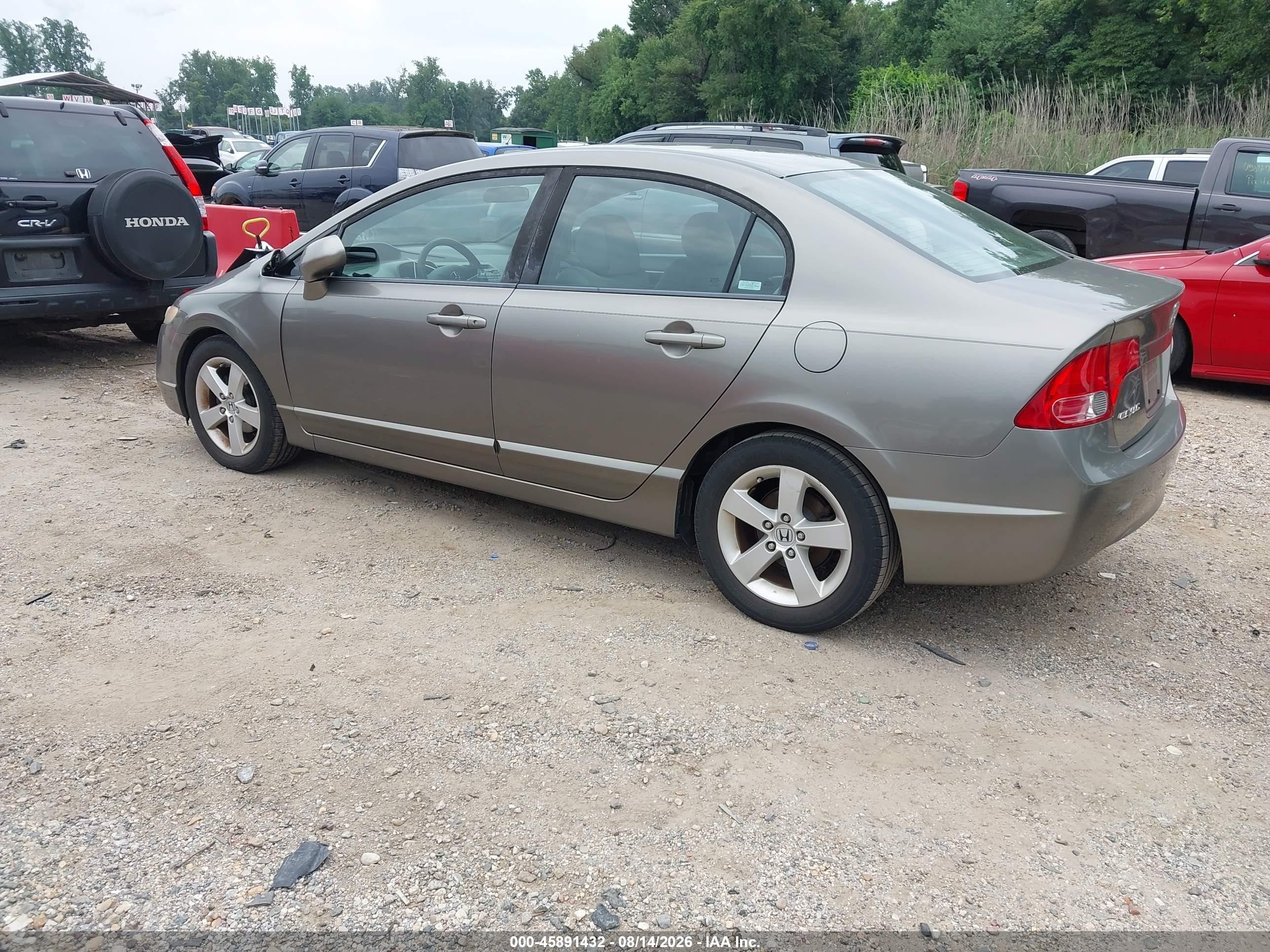 2008 Honda Civic Ex Серый vin: 1HGFA16868L075372